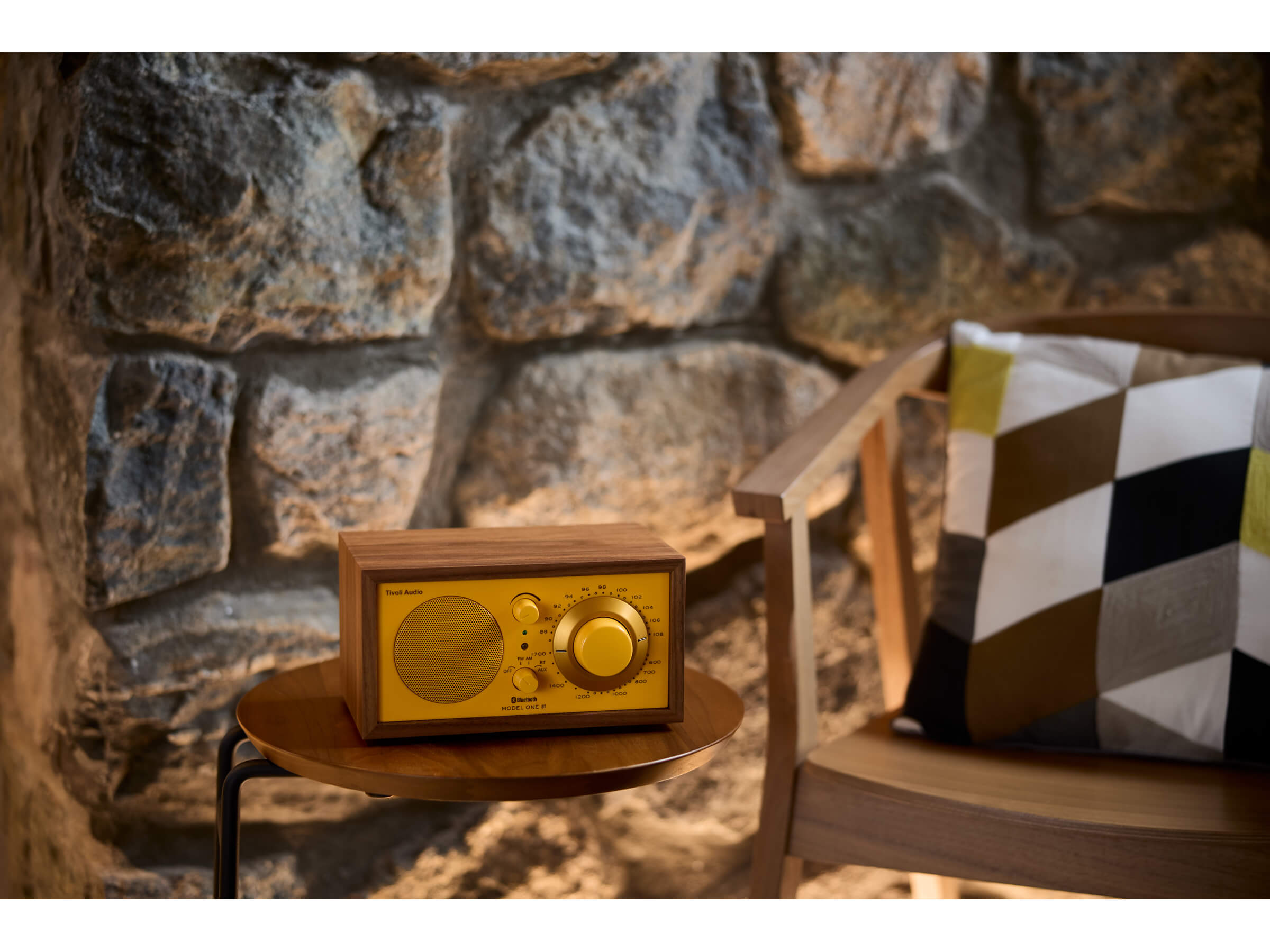 Tivoli Audio Henry Kloss Model One Bluetooth FM Radio - Premium Tabletop Speaker with Wireless Streaming, Classic Design for Home, Office, and Bedroom Use