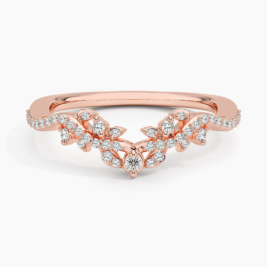 Luxe Veranda Wedding Band Ring LR75 - Elegant & Timeless 14K Gold Bridal Ring for Women - Perfect for Engagement, Anniversary & Special Occasions