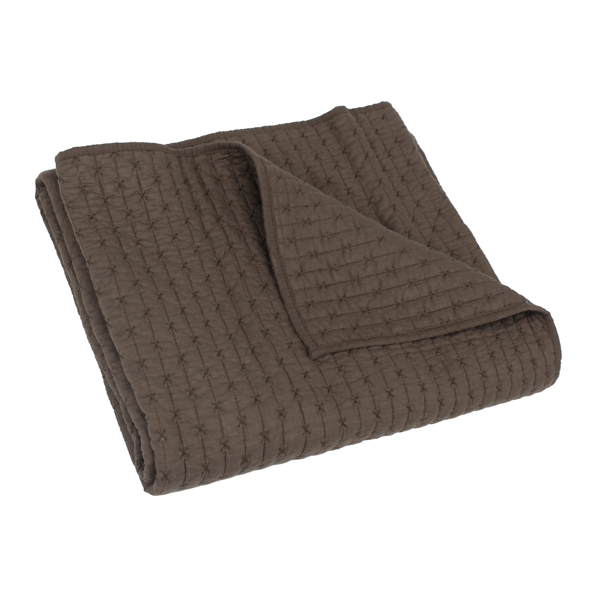 Handmade Cross Stitch Quilted Throw Blanket - Cozy Soft Bedspread for Sofa, Bed & Couch - Perfect for Winter Warmth, Home Decor & Gift Giving