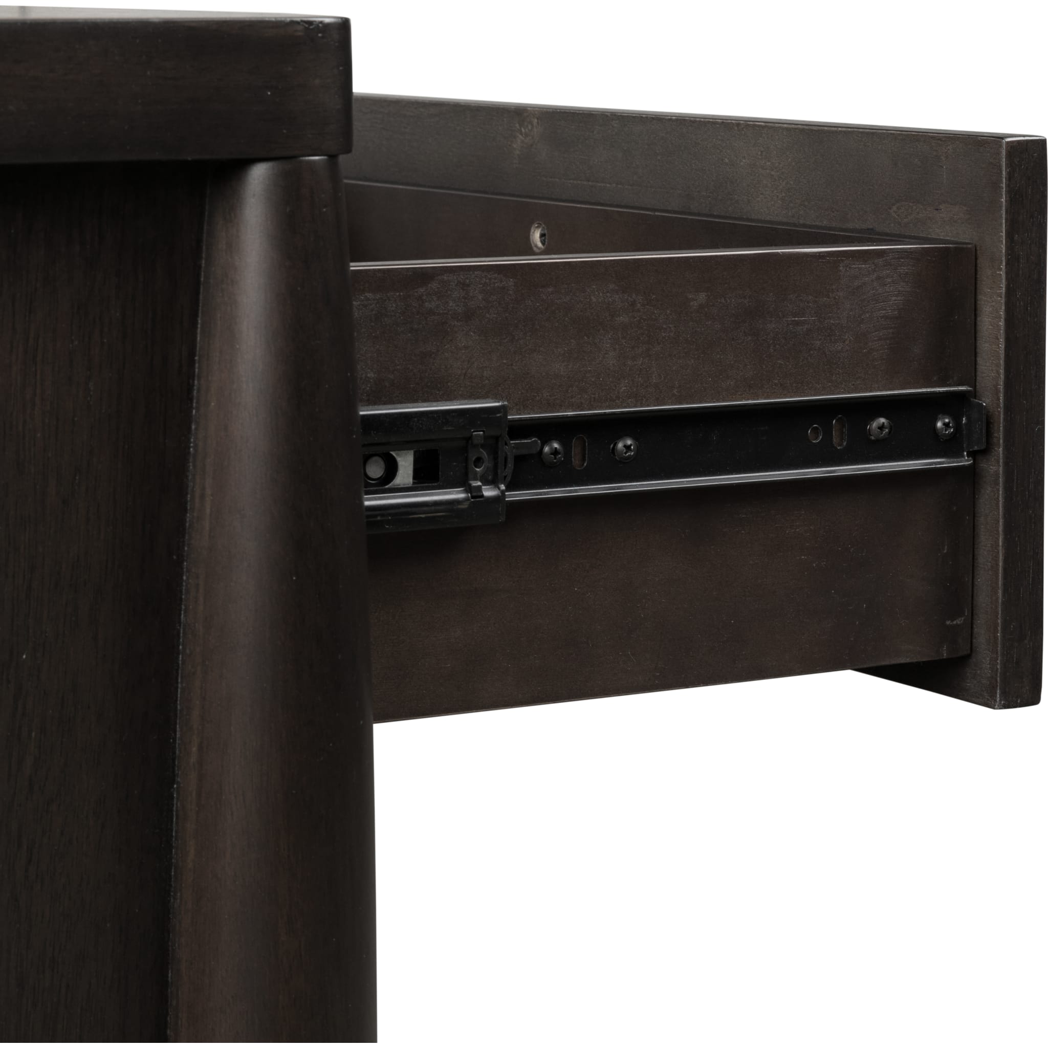 Koko Two Drawer Nightstand with Cord Management - Modern Bedside Table with Storage & Cable Organizer for Bedroom, Living Room, or Office