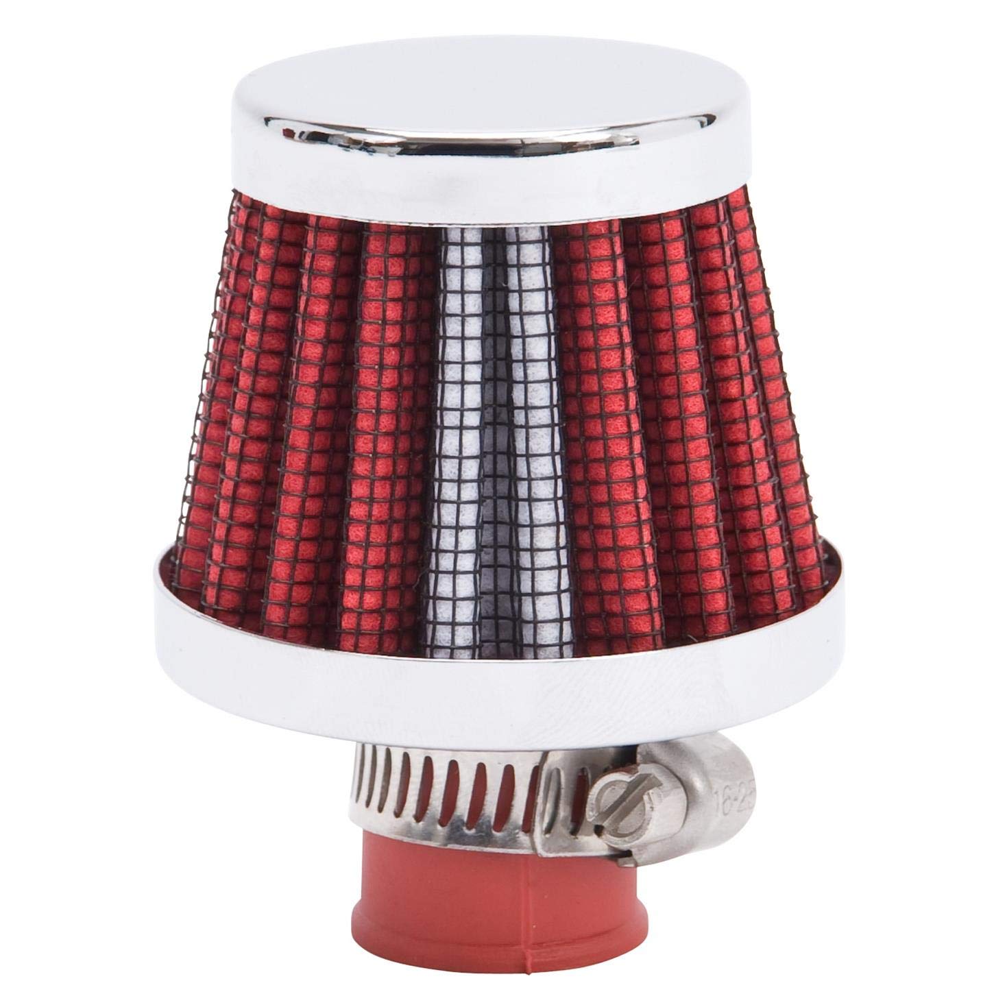 Edelbrock 43511 High Performance Valve Cover Breather - Red - Compatible with Chevy, Ford, Dodge & More - Perfect for Muscle Cars, Hot Rods & Engine Upgrades