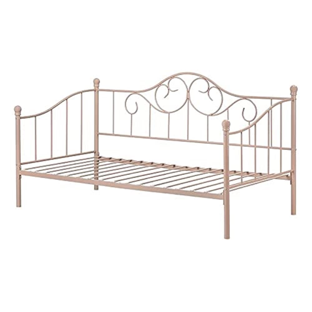 South Shore Lily Rose Twin Metal Daybed with Trundle, 39