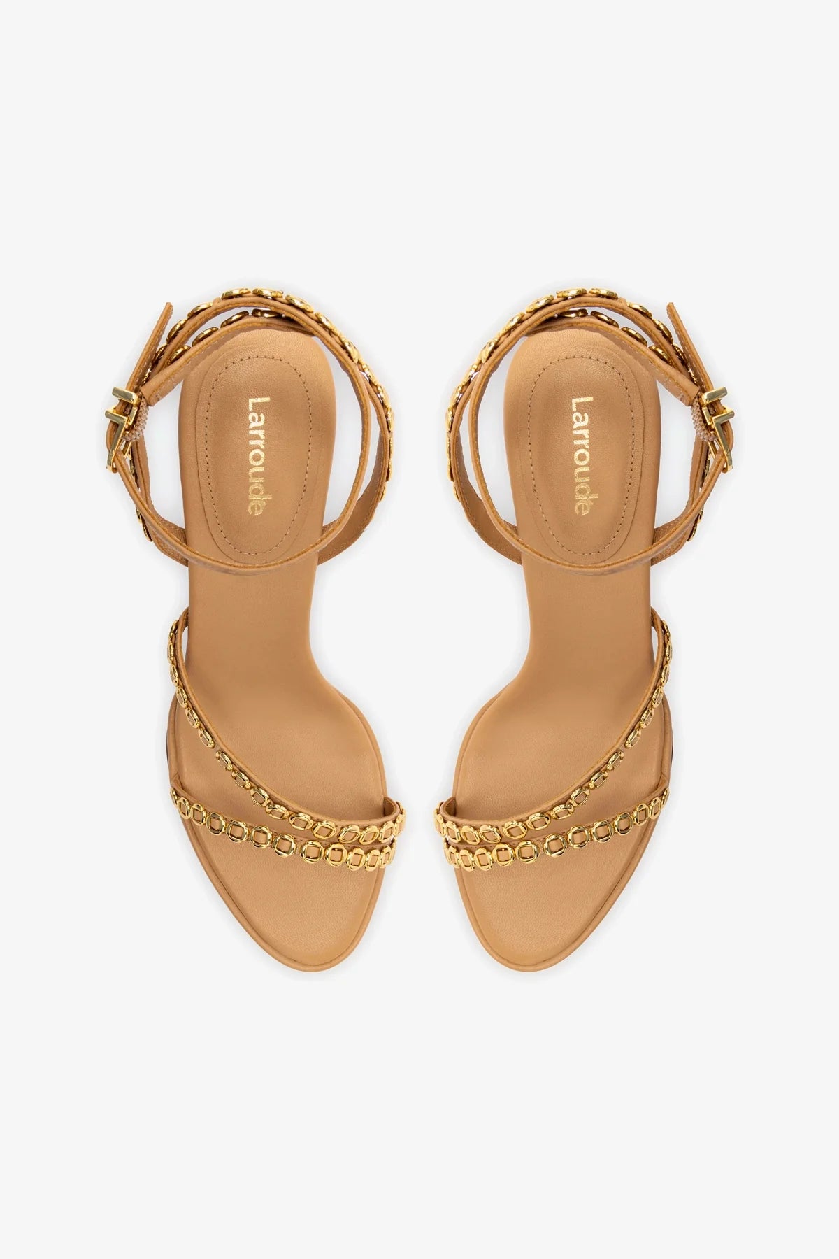 Milanina Mini Sandal Women's Leather Flat Sandals - Tan Brown Comfortable Casual Shoes for Summer, Beach, and Vacation Outfits