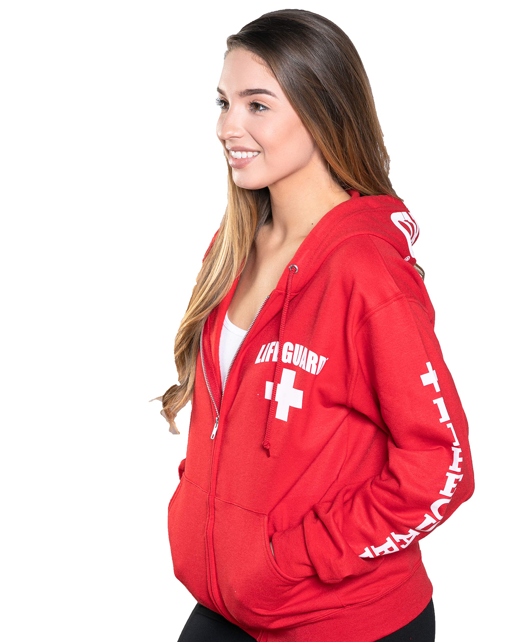 LIFEGUARD Zipper Hoodie for Men & Women - Trendy Pullover Sweatshirt with Front Pocket | Perfect for Casual Wear, Gym, and Outdoor Activities