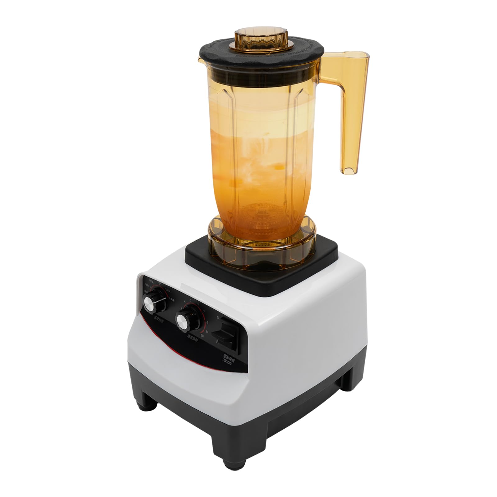 Premium 1800W Bubble Tea Machine - 1200ml High-Speed Blender (30,000 RPM) with 4 Cups & 10 Speed Settings - Commercial & Home Smoothie Maker for Milk Tea Shops, Coffee Houses, Restaurants - Perfect for Making Boba, Frappes, Shakes & Healthy Smoothies