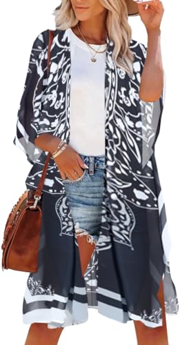 Black Boho Print