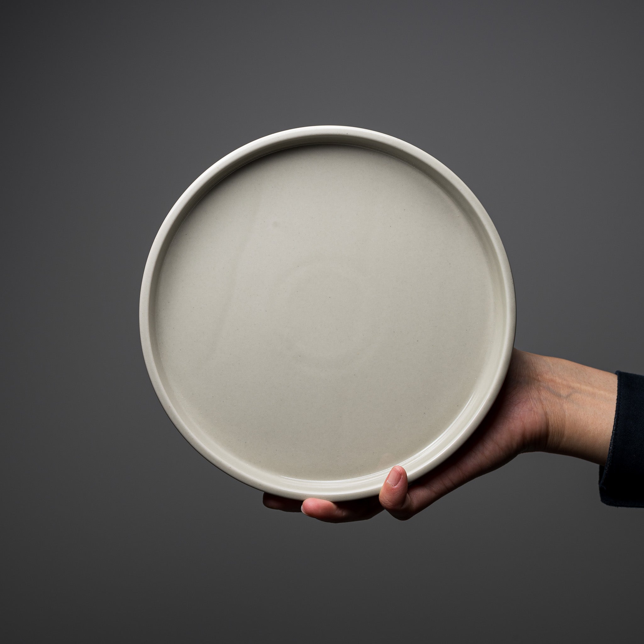 Moderato Ceramic Dinner Plate 7.5 Inches - Elegant White Porcelain Dish for Dining, Serving & Decor - Perfect for Restaurants, Weddings & Home Tableware