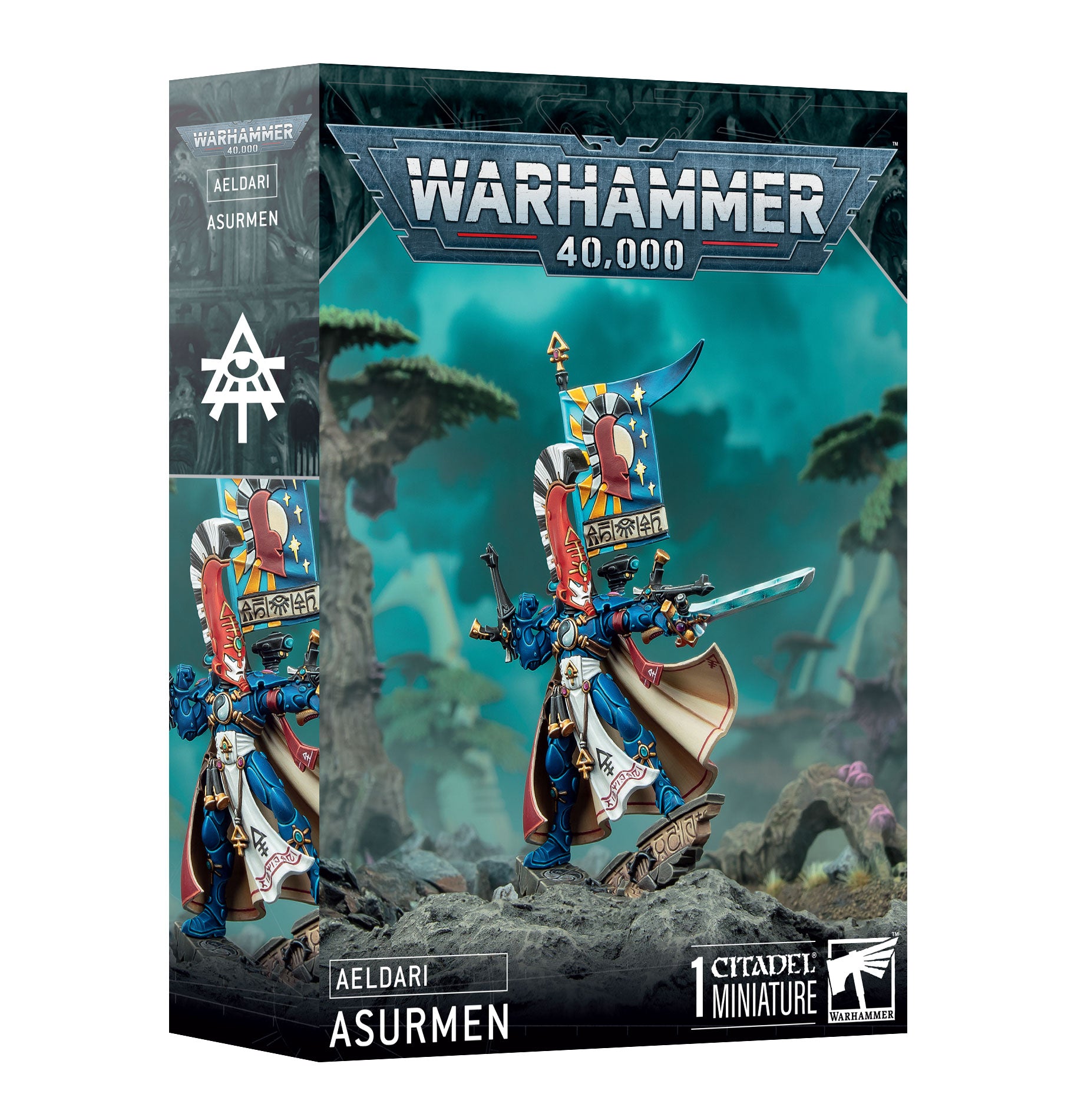 Warhammer 40K Aeldari Aurmen Miniature - High-Quality Tabletop Gaming Figure for Warhammer 40,000 Collectors & Wargaming Enthusiasts | Perfect for Battlefield Scenes & Display Collections