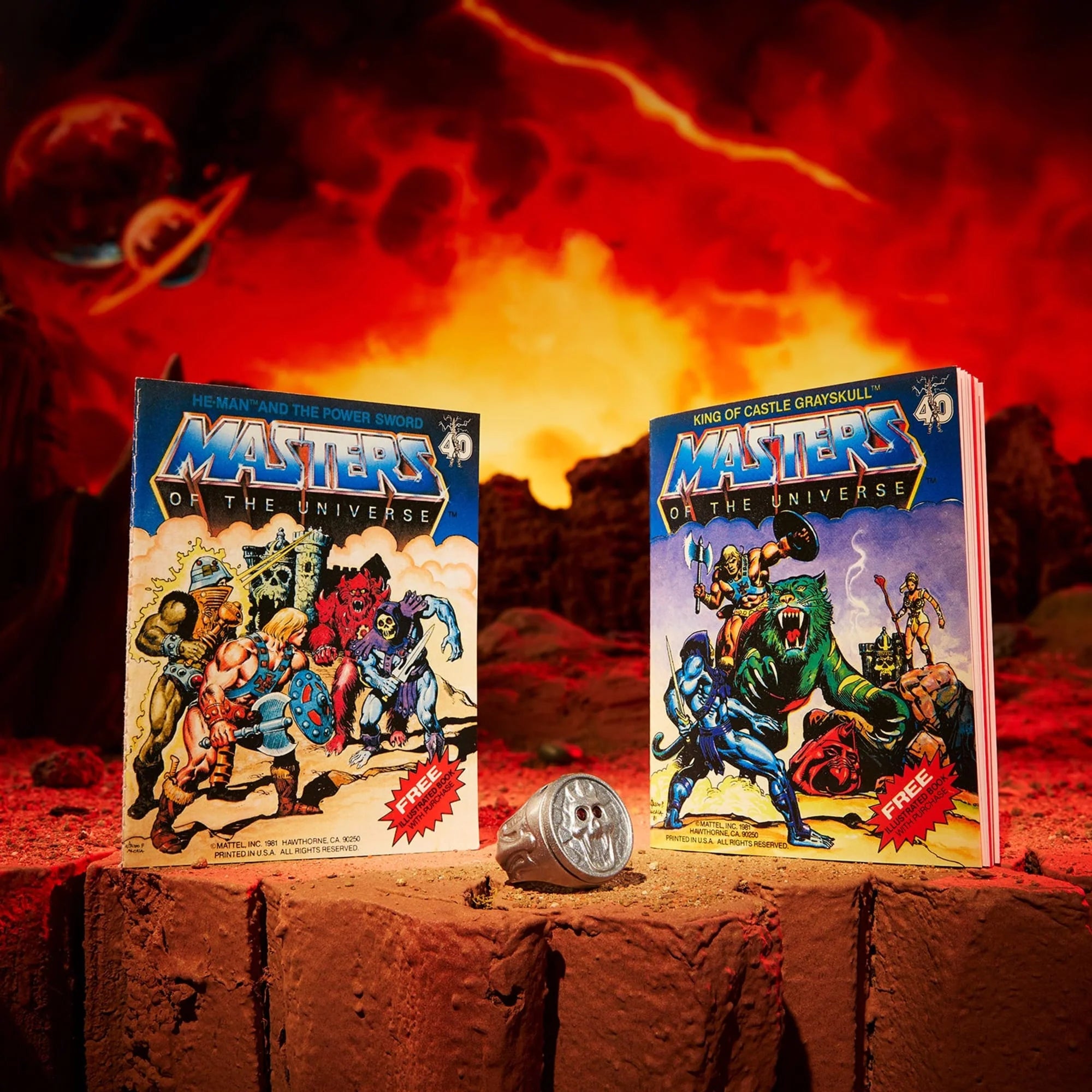 Masters of the Universe Masterverse He-Man vs Skeletor 40th Anniversary Action Figure Set by Mattel - Collector's Edition for Display & Play | Perfect Gift for Fans & Nostalgic Collectors
