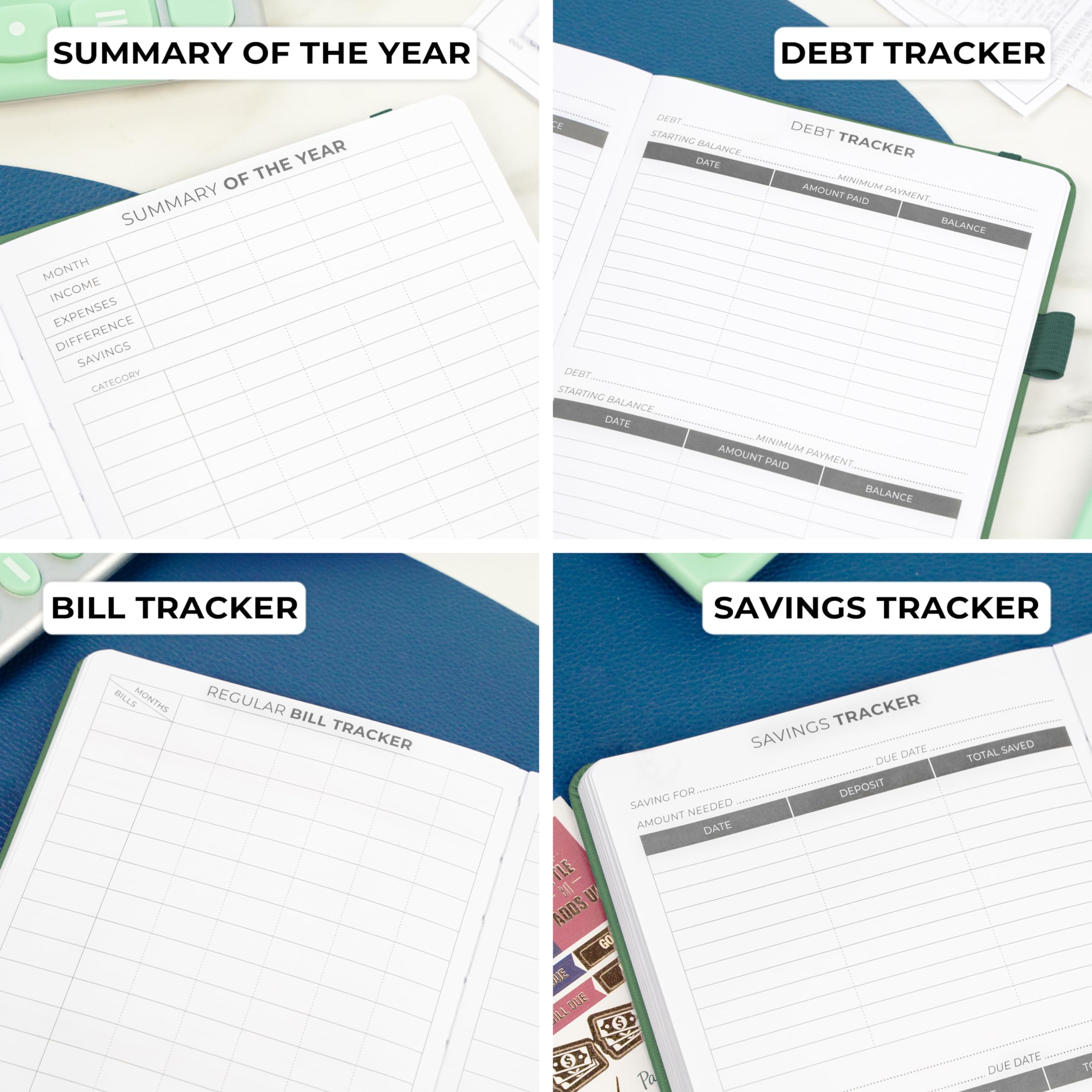 Clever Fox Budget Planner – Monthly Expense Tracker & Financial Organizer Notebook for Money Management | Compact Moss Green Budget Book for Personal Finance, Savings Goals & Bill Tracking (Home/Office/Travel Use)