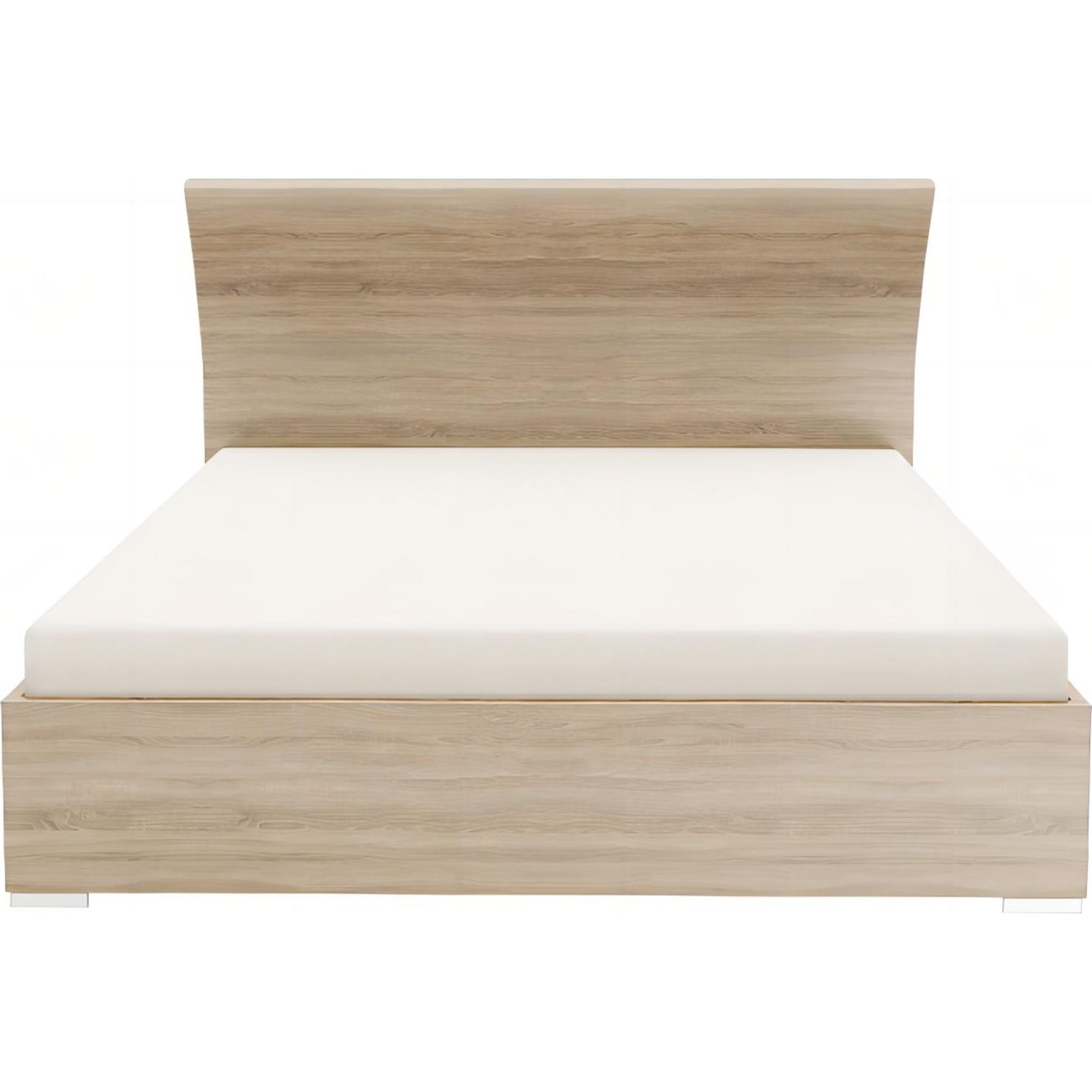 Apollo Queen Size Platform Bed Frame - Solid French Oak Wood - Modern Minimalist Bedroom Furniture for Master & Guest Rooms