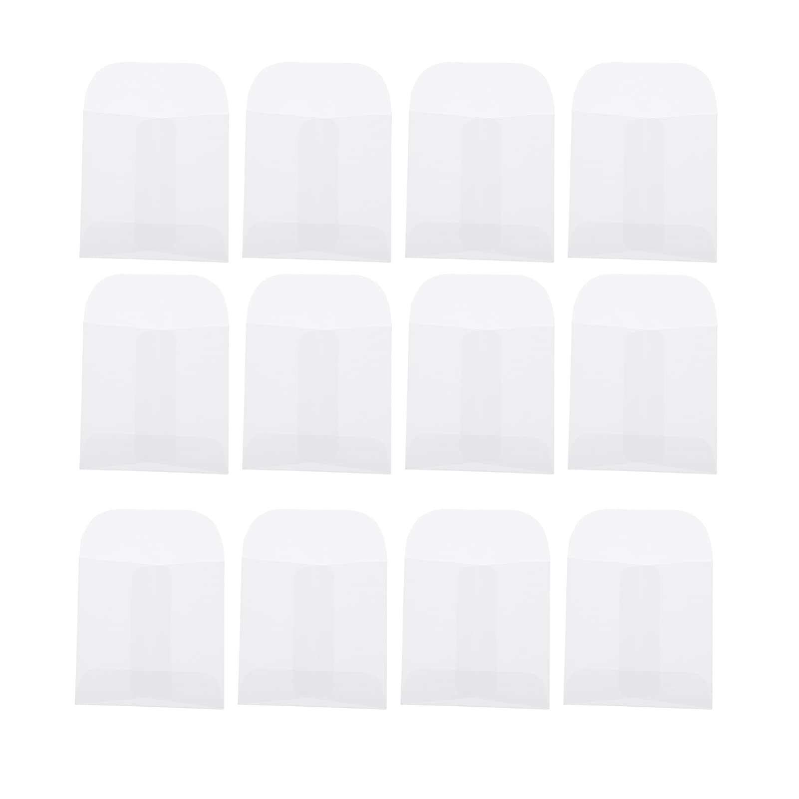 Healifty 50Pcs Small Coin Envelopes - Jewelry, Stamps & Small Parts Storage Pouches for Collectors, Crafting & Organizing