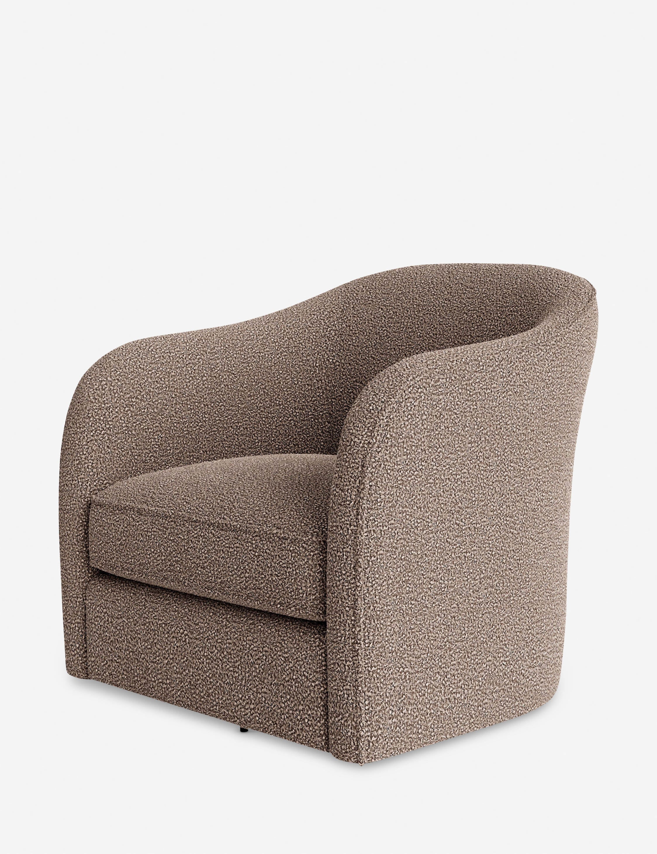Faro Swivel Chair by DISC Interiors - Modern Rotating Accent Chair for Living Room, Office or Lounge - Comfortable 360-Degree Swivel Base with Upholstered Seat