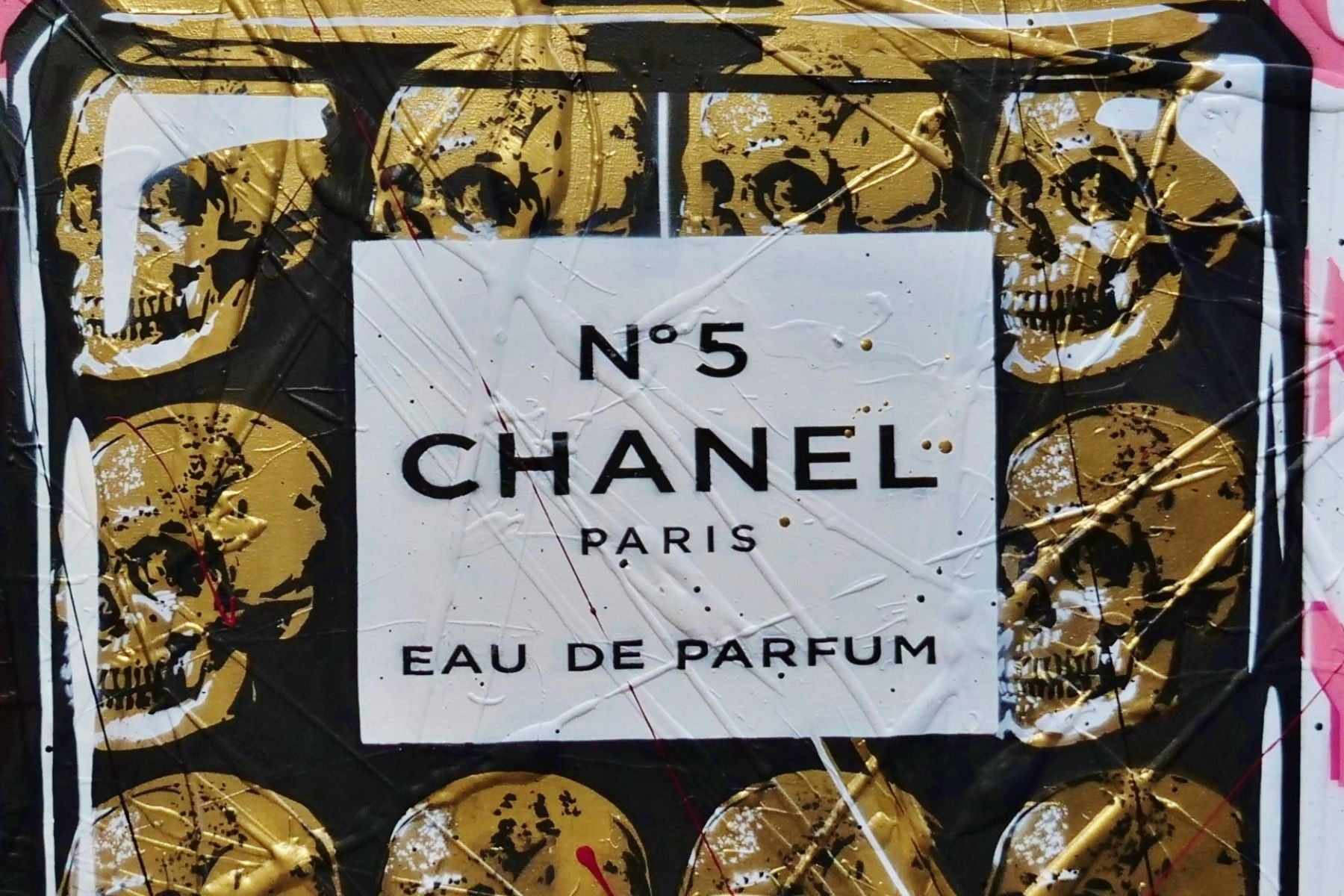 Le Chic 140cm x 100cm Modern Textured Urban Pop Art Canvas Wall Painting - Perfect for Living Room, Bedroom or Office Decor