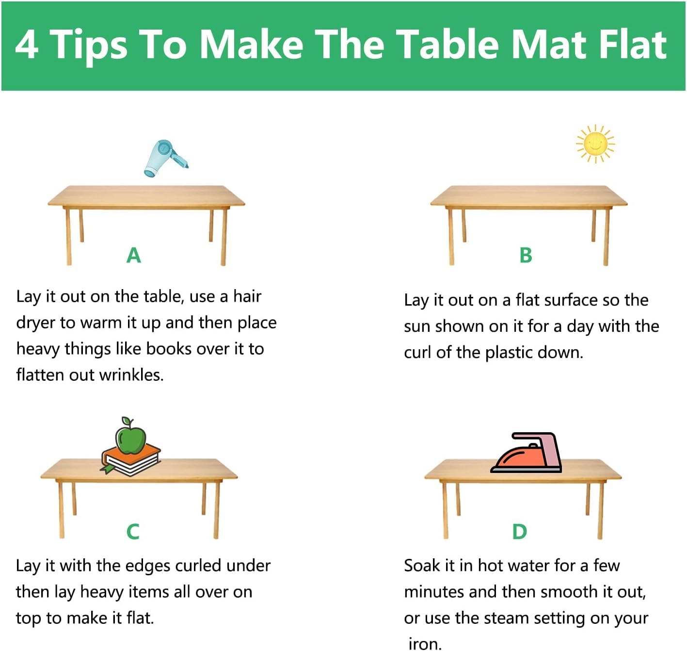44x72 Inch Clear PVC Desk Pad Mat - Thick Waterproof Table Protector Cover for Kitchen, Writing Desk, Office & Dining Table - Scratch-Resistant Transparent Vinyl Tablecloth for Work & Study