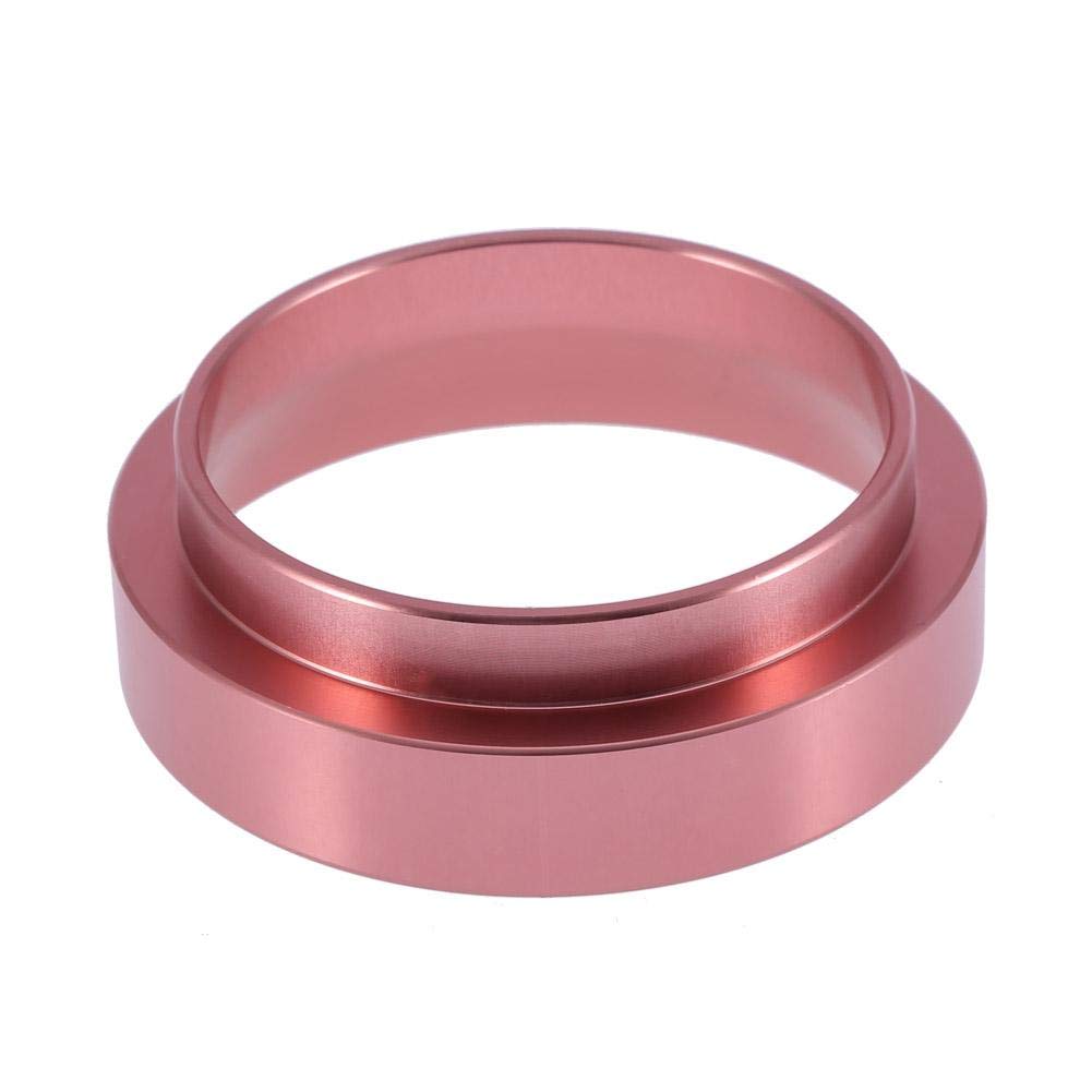 Premium Aluminum Espresso Dosing Funnel for 58mm Portafilters - Coffee Grounds Filler Tool for Baristas & Home Brewing (Red) - Perfect for Espresso Machines, Coffee Shops & Home Kitchens