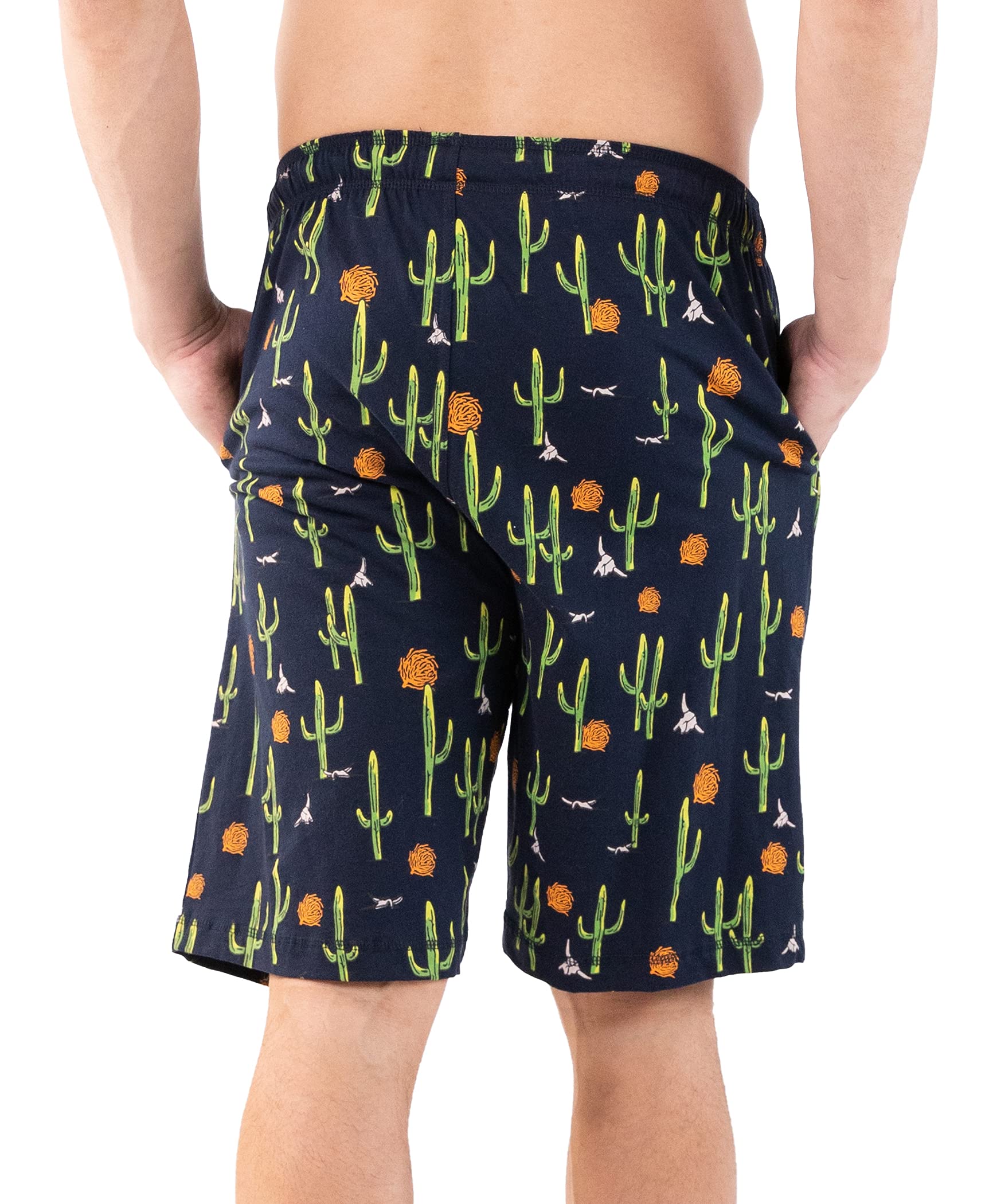 Lazy One Men's Pajama Shorts - Soft & Comfortable Sleepwear Pants for Lounge & Nightwear | Perfect for Summer, Vacation & Relaxing at Home