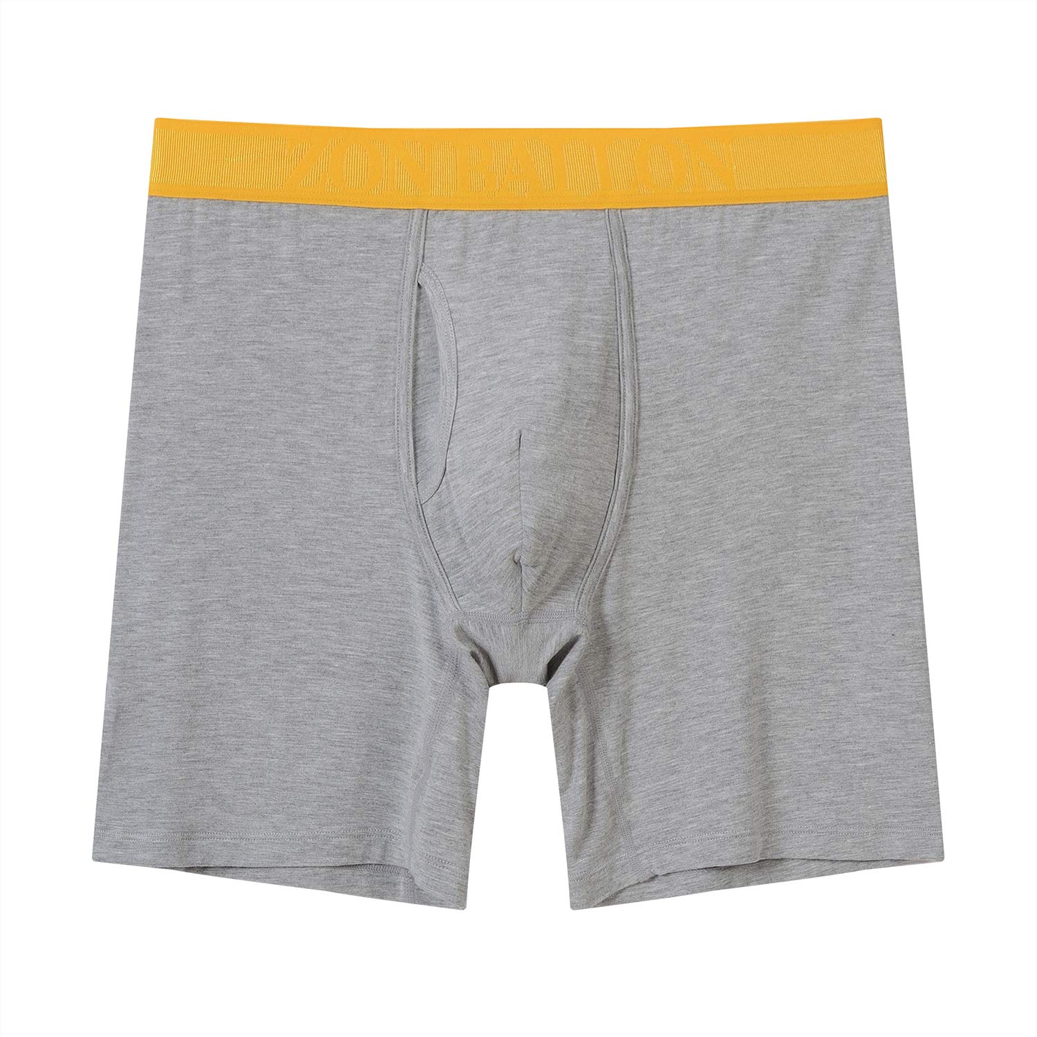 **ZONBAILON Men's Bamboo Viscose Boxer Briefs - Breathable & Cooling Underwear for Big & Tall - M L XL XXL 3XL - Perfect for Workout, Travel & Everyday Comfort**
