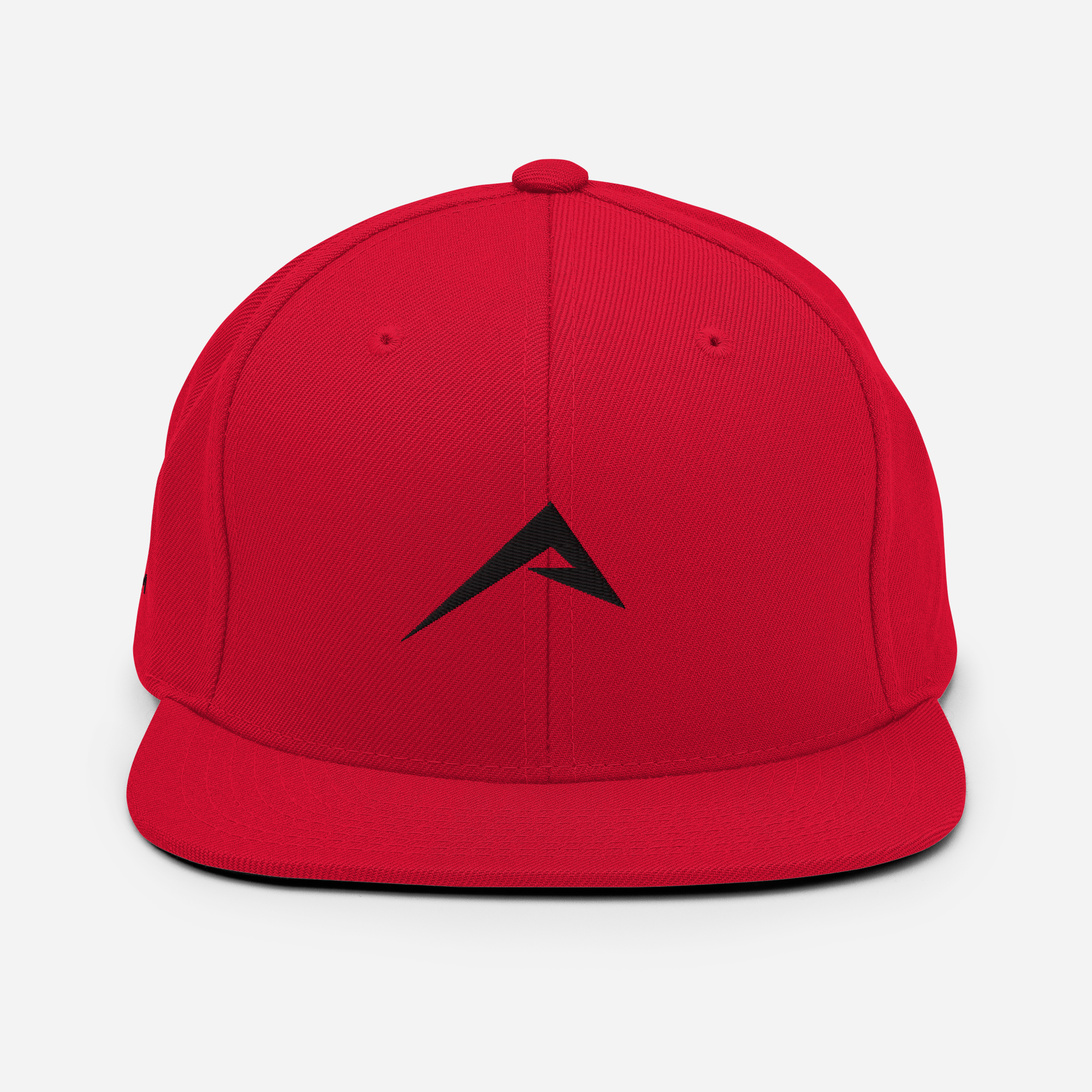 Original Snapback Cap (Black/Red) - Stylish & Adjustable Hat for Men & Women - Perfect for Casual Wear, Sports & Outdoor Activities