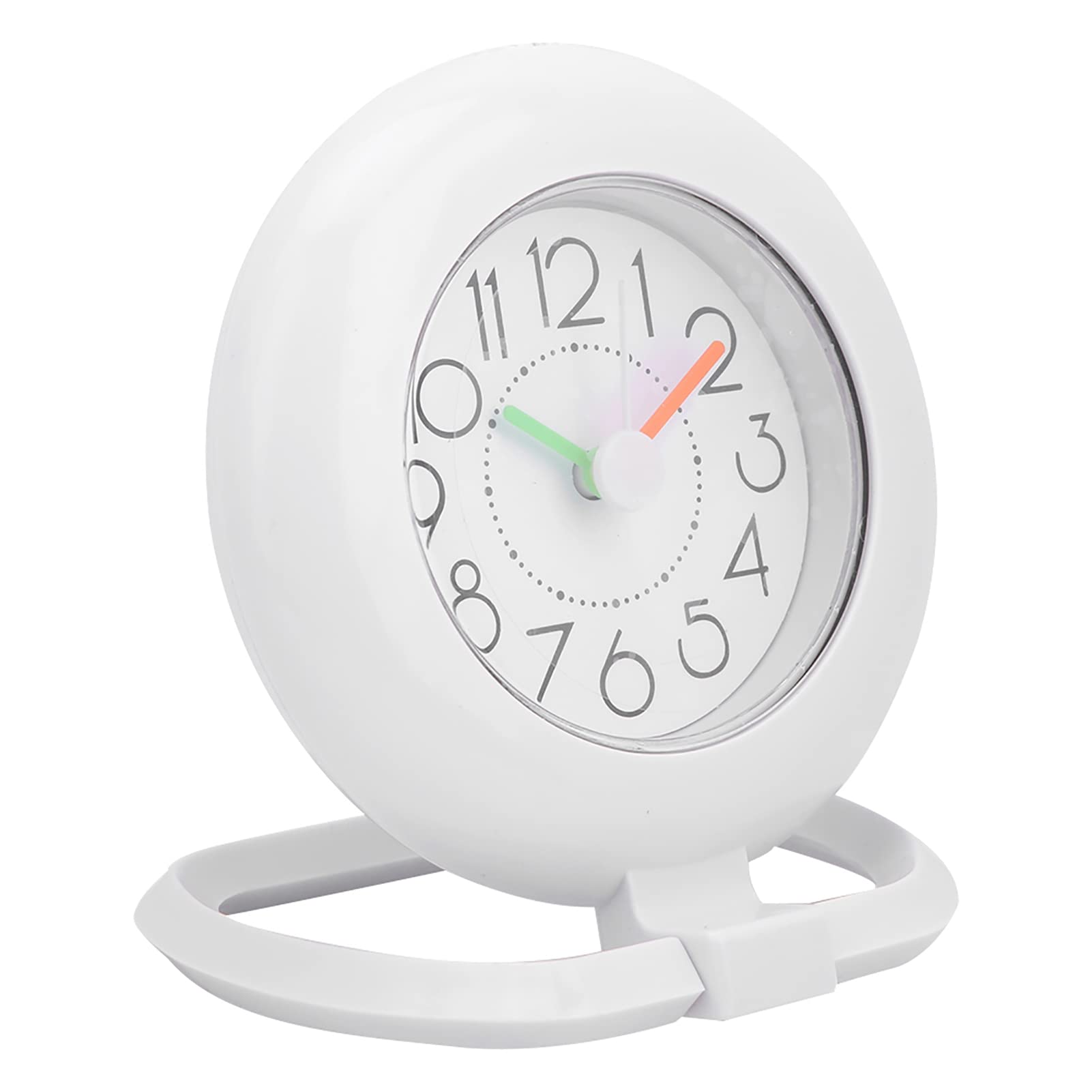 Waterproof Digital Shower Wall Clock - Bathroom & Kitchen Decor (White) for Home Use