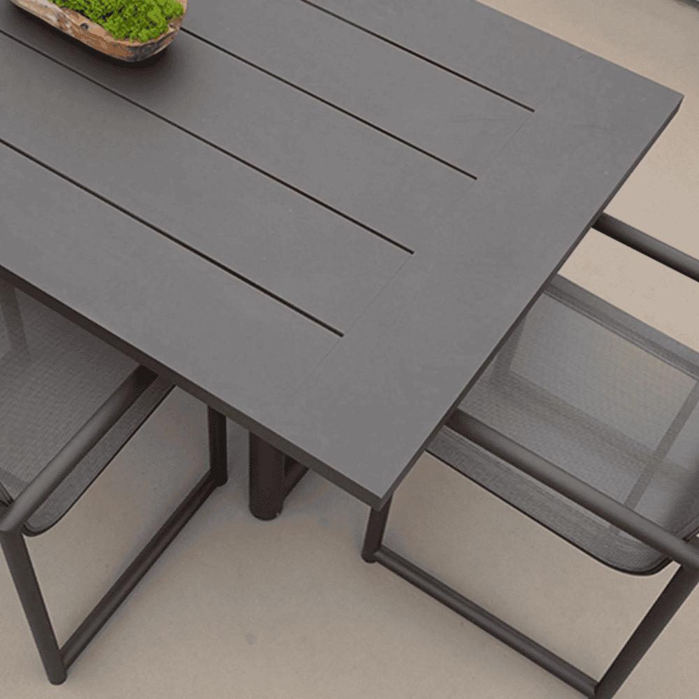 Breeze XL 79-Inch Outdoor Dining Table - Weather-Resistant Patio Furniture for Backyard, Garden, and Poolside Entertaining