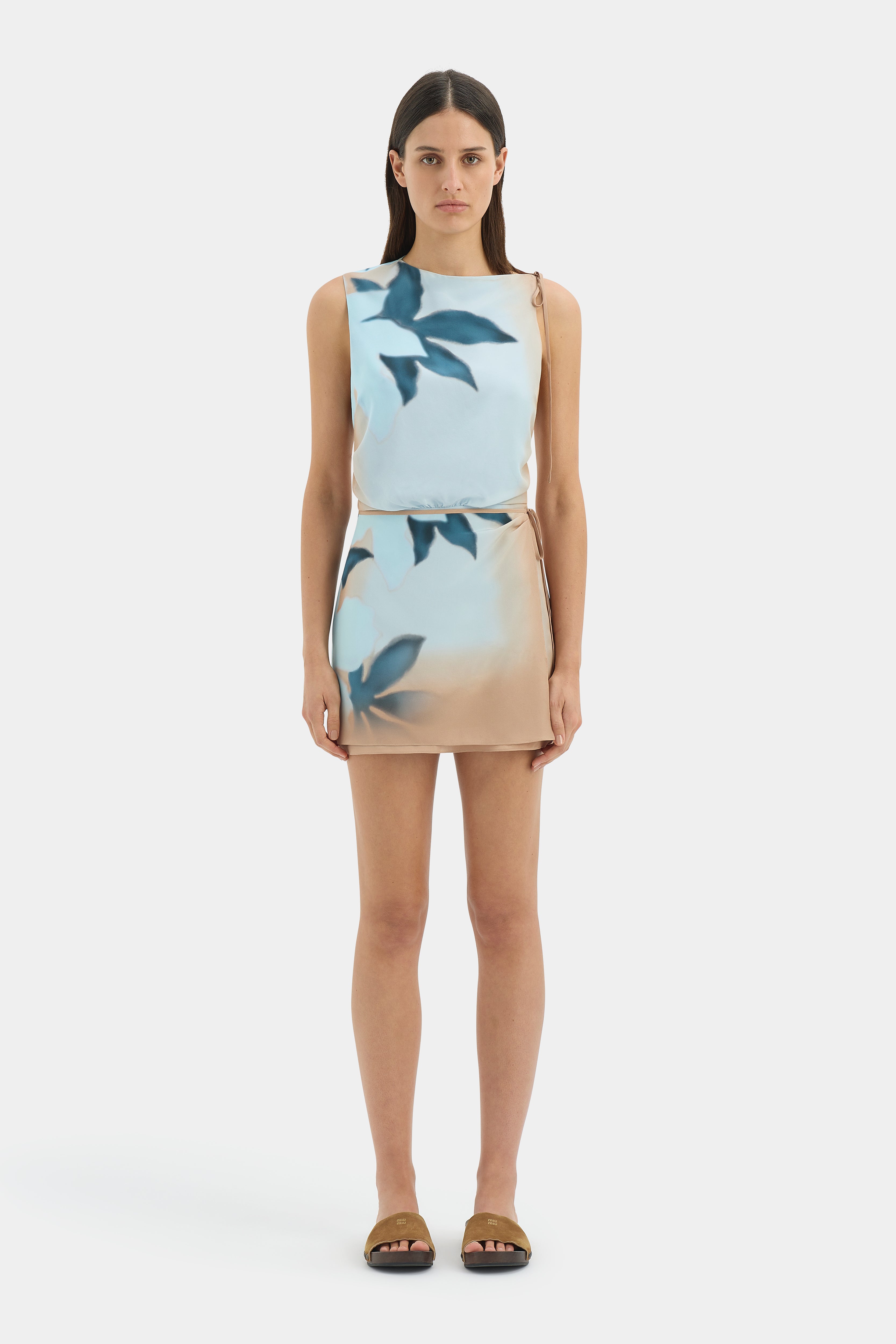 Serene Mini Dress - Elegant & Comfortable Women's Summer Dress for Casual Outings & Beach Vacations