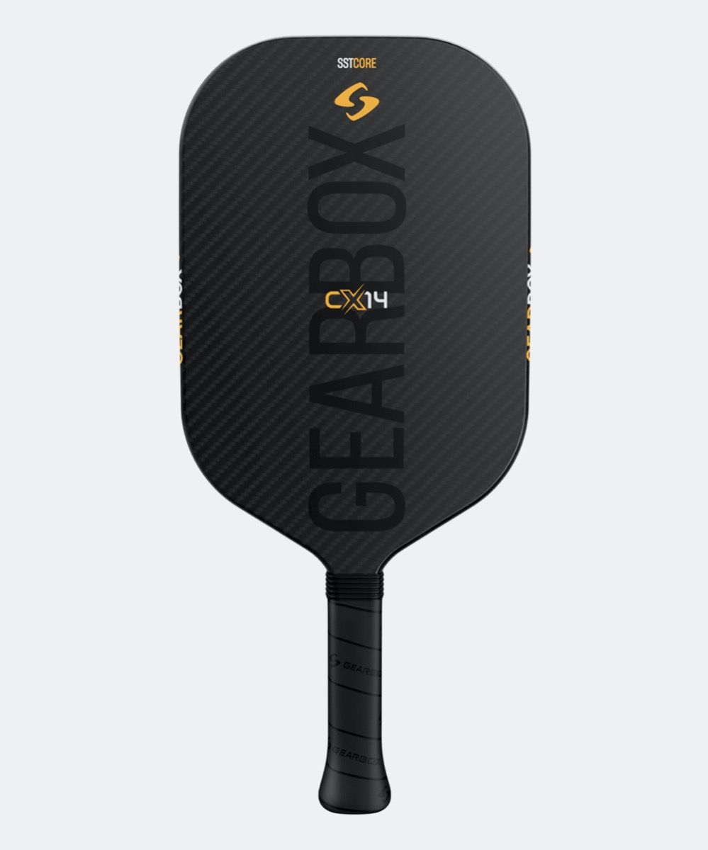 Premium Gearbox CX14E Elongated Pickleball Paddle - Carbon Fiber Face with Comfort Grip - Perfect for Competitive Play & Outdoor Recreation