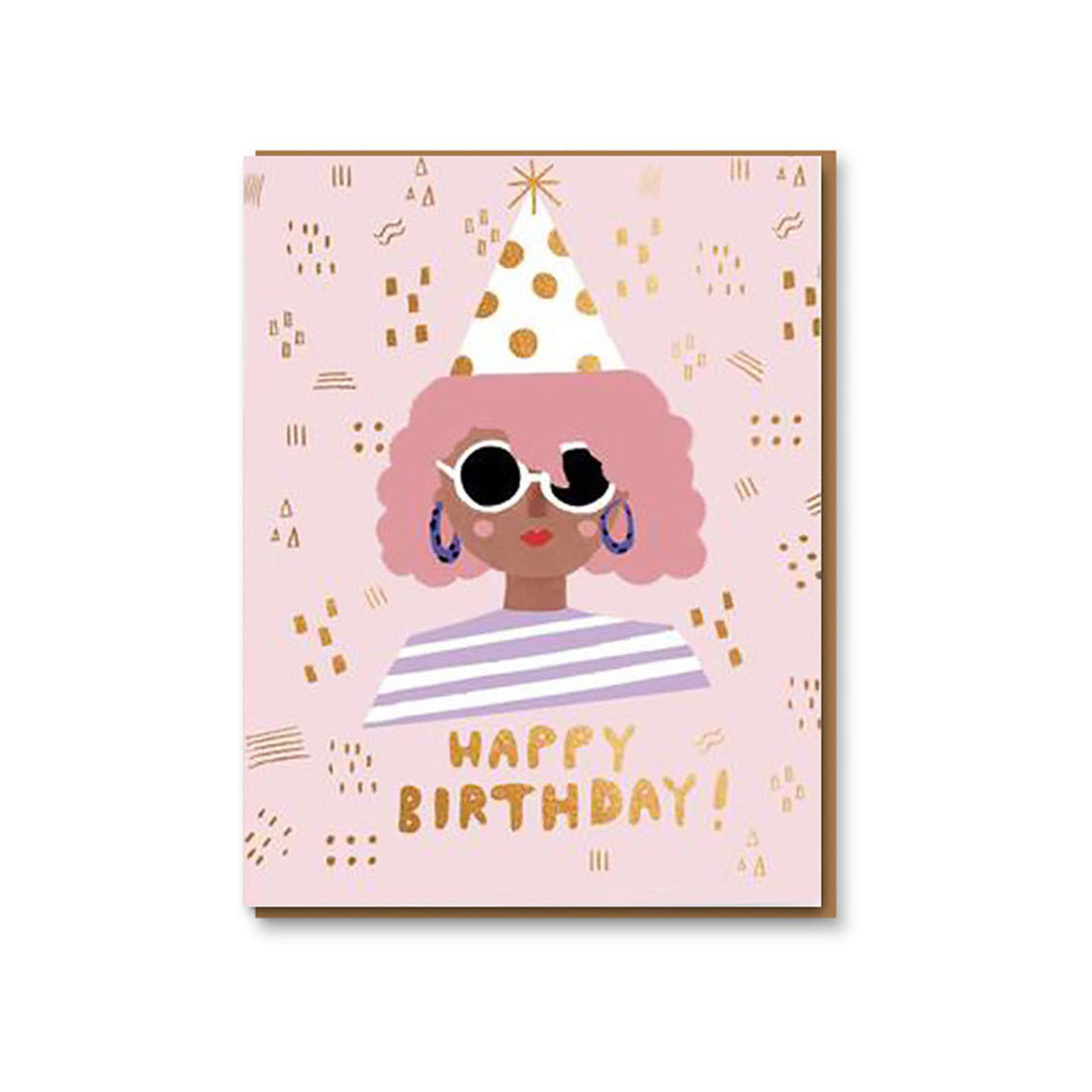 Fun & Festive Party Girl Greeting Card - Perfect for Birthdays, Girls' Night Out & Celebrations