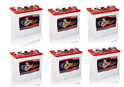 Technical Precision 8V GC Golf Cart Batteries - 6 Pack Replacement for US8VGC | Perfect for Club Car, EZGO & Yamaha Golf Carts