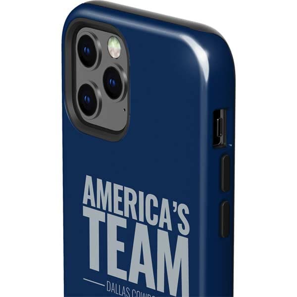 Dallas Cowboys iPhone 12 Pro Max Case | Officially Licensed NFL Team Motto Design | Shockproof Protective Phone Cover for Sports Fans & Everyday Use