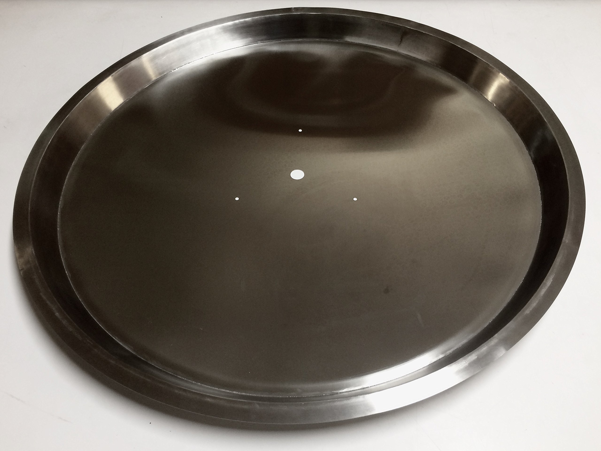 Premium 18 Gauge Stainless Steel Drop-in Fire Pit Pan - Heavy Duty Round Burner Insert (22