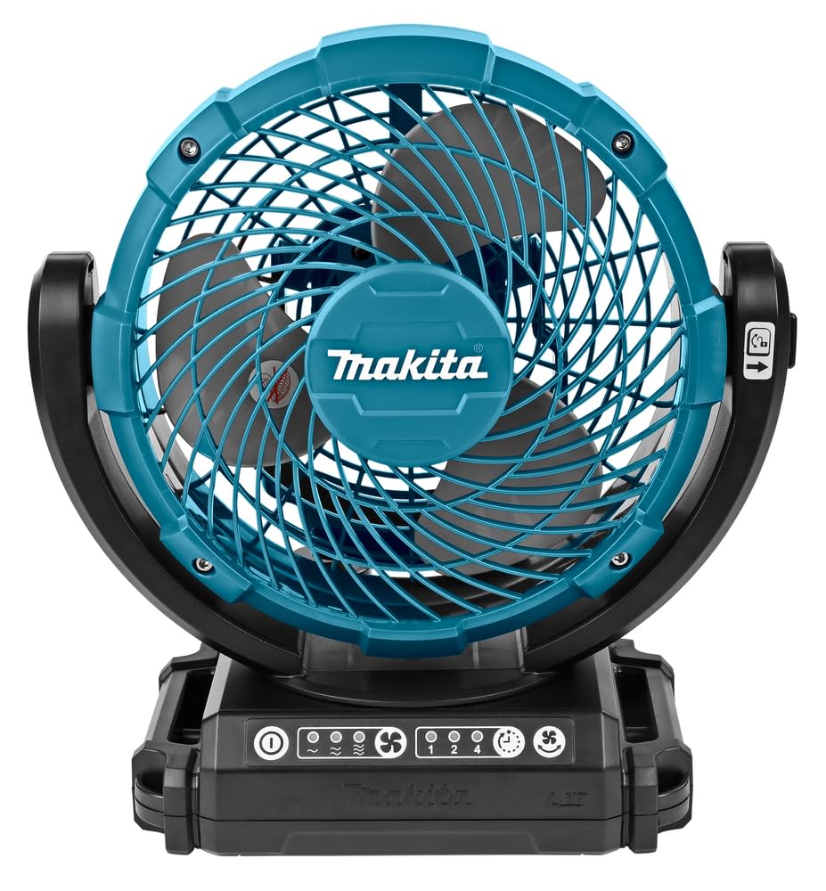 18CM 18V/14.4V Cordless Fan with Swing Function & Timer - Perfect for Home, Office, and Outdoor Use