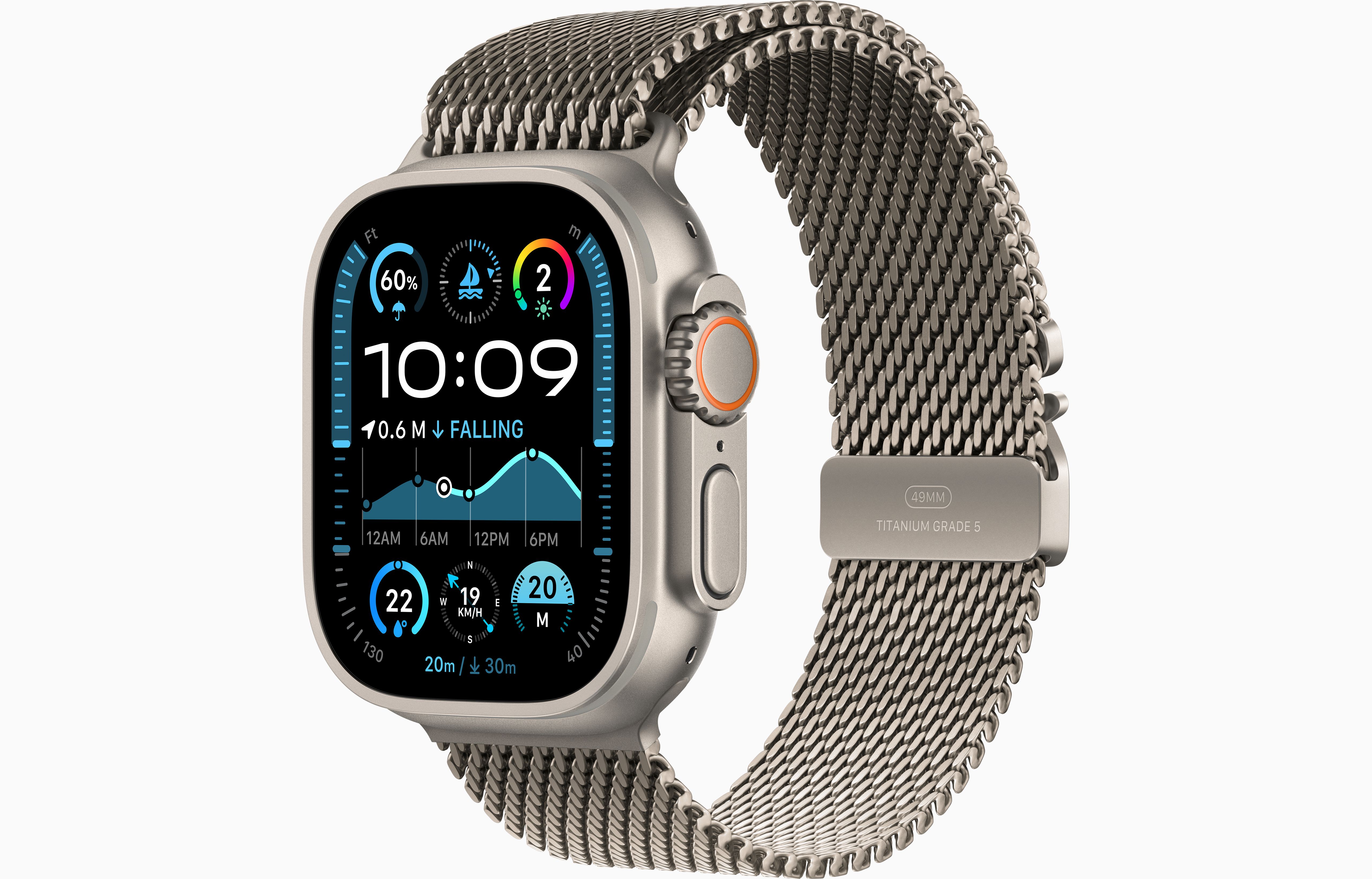 Apple Watch Ultra 2 - GPS + Cellular Smartwatch with Advanced Fitness Tracking & Heart Rate Monitor - Perfect for Outdoor Adventures, Workouts & Daily Wear