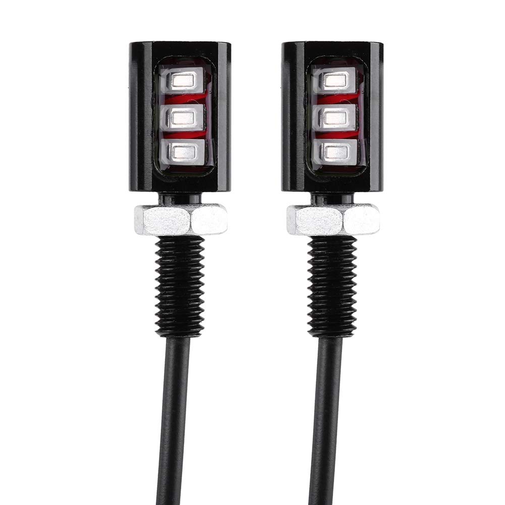 12V 3LED Universal License Plate Light for Cars & Motorcycles - Blue LED Screw Bolt Lamp (Perfect for Night Driving & Vehicle Customization)