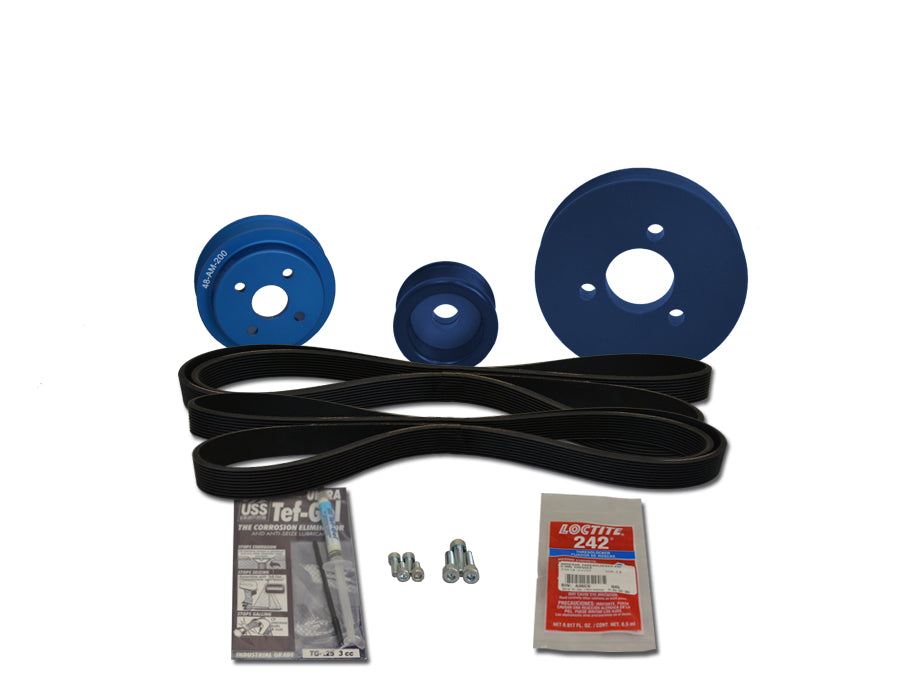 Vetus M4.17 Serpentine Pulley Kit - 48 VSP Replacement Part for Marine Engines | Perfect for Boat Engine Maintenance & Repair