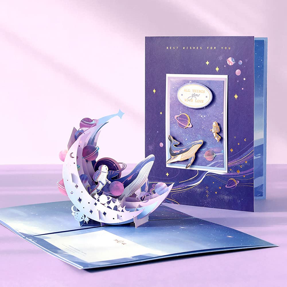 3D Pop-Up Greeting Card - Handmade Holiday Gift Card with Stereo Design, Creative & Unique (Style 15) - Perfect for Christmas, Birthday, Anniversary & Special Occasions