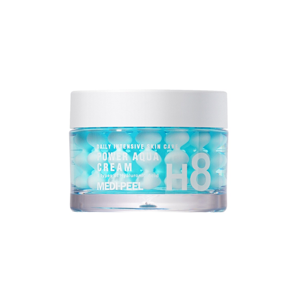 Medi Peel Power Aqua Cream - Hydrating Moisturizer for Dry Skin | Deep Nourishing & Brightening Face Cream | Perfect for Daily Skincare Routine & Night Care