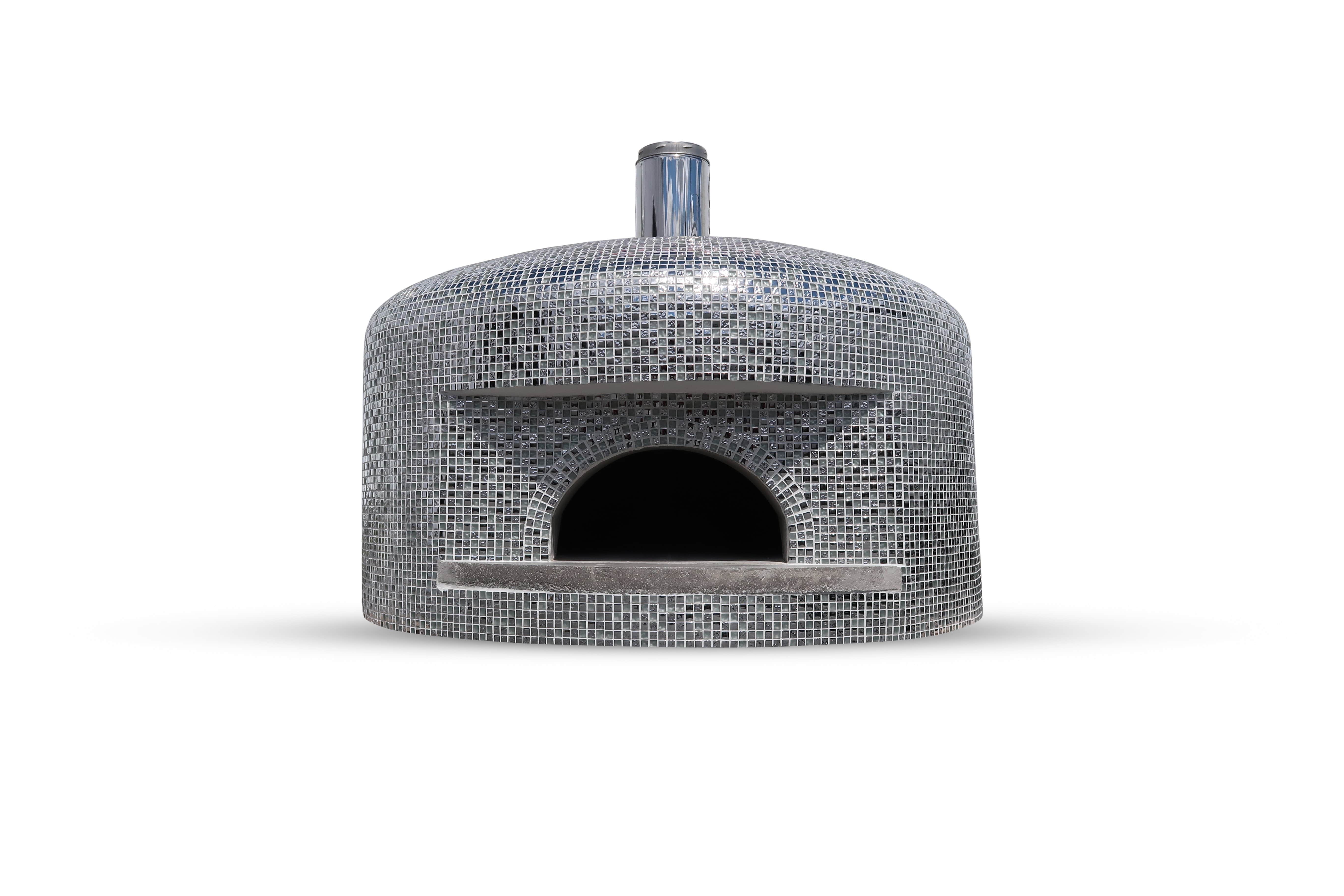 Garzoni 350 Mosaic Pizza Oven - Pre-Assembled Outdoor Wood Fired Oven for Backyard, Garden & Patio - Perfect for Homemade Pizza, Bread & Italian Cooking