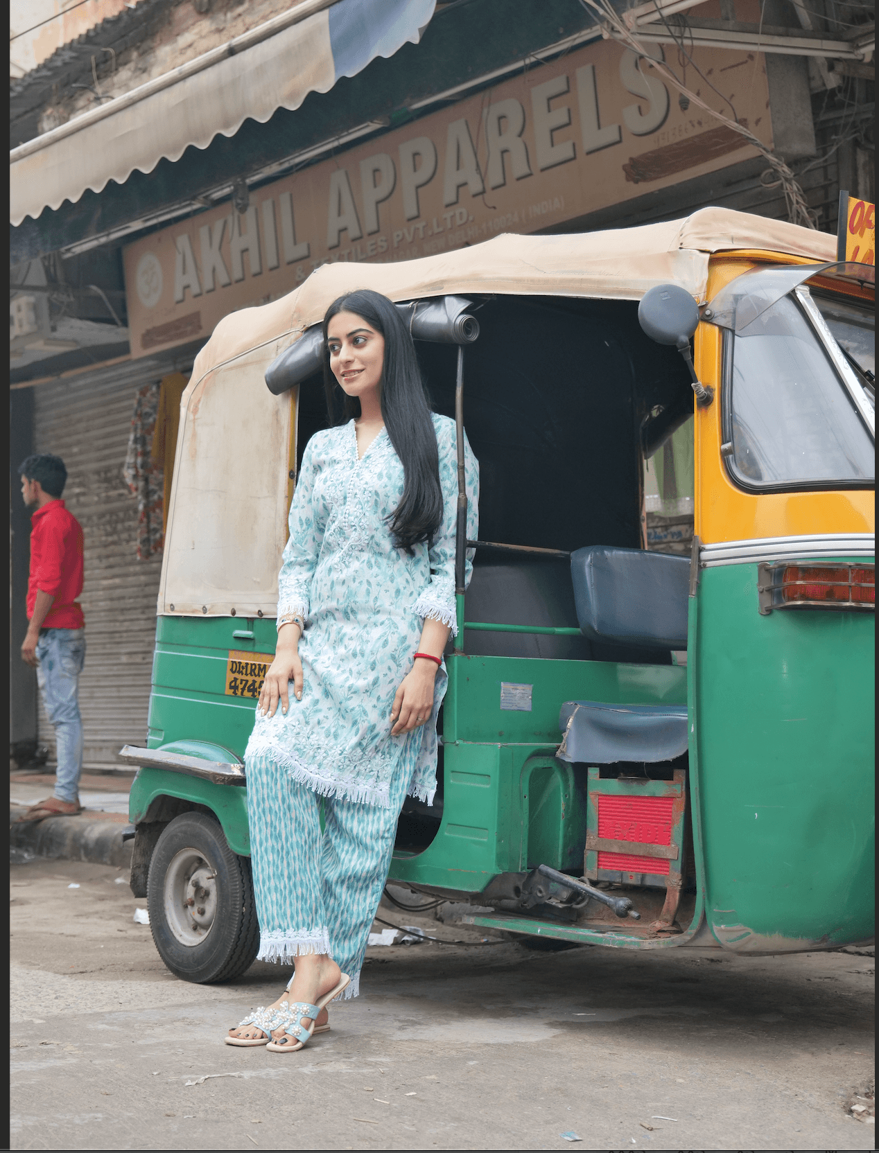 Women's Cotton Chikankari Co-Ord Set by Nikita in Green - Perfect for Festivals, Weddings & Ethnic Occasions