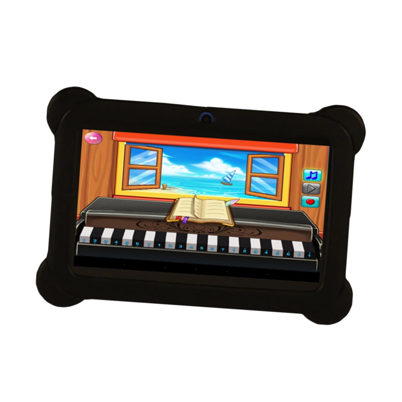 Homoyoyo Q88 Kids Tablet - 7 Inch WiFi Android Learning Pad with Parental Control, Educational Apps & Cartoon Design - Perfect for Home, Travel & School Use