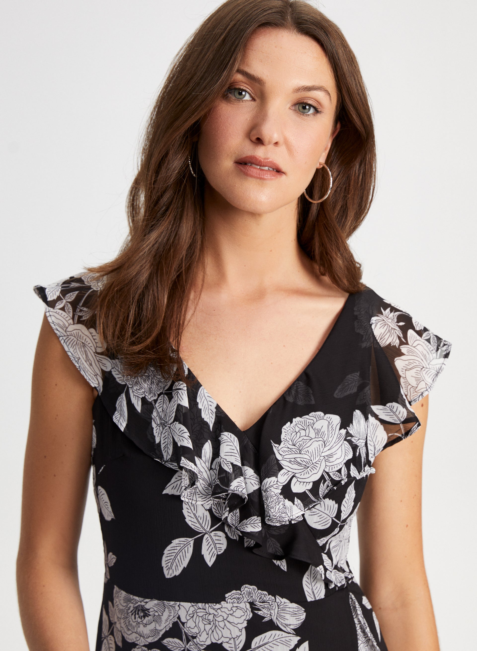Floral Print Maxi Dress for Women - Summer Boho Long Flowy Dress with Pockets | Perfect for Beach, Vacation & Casual Outings