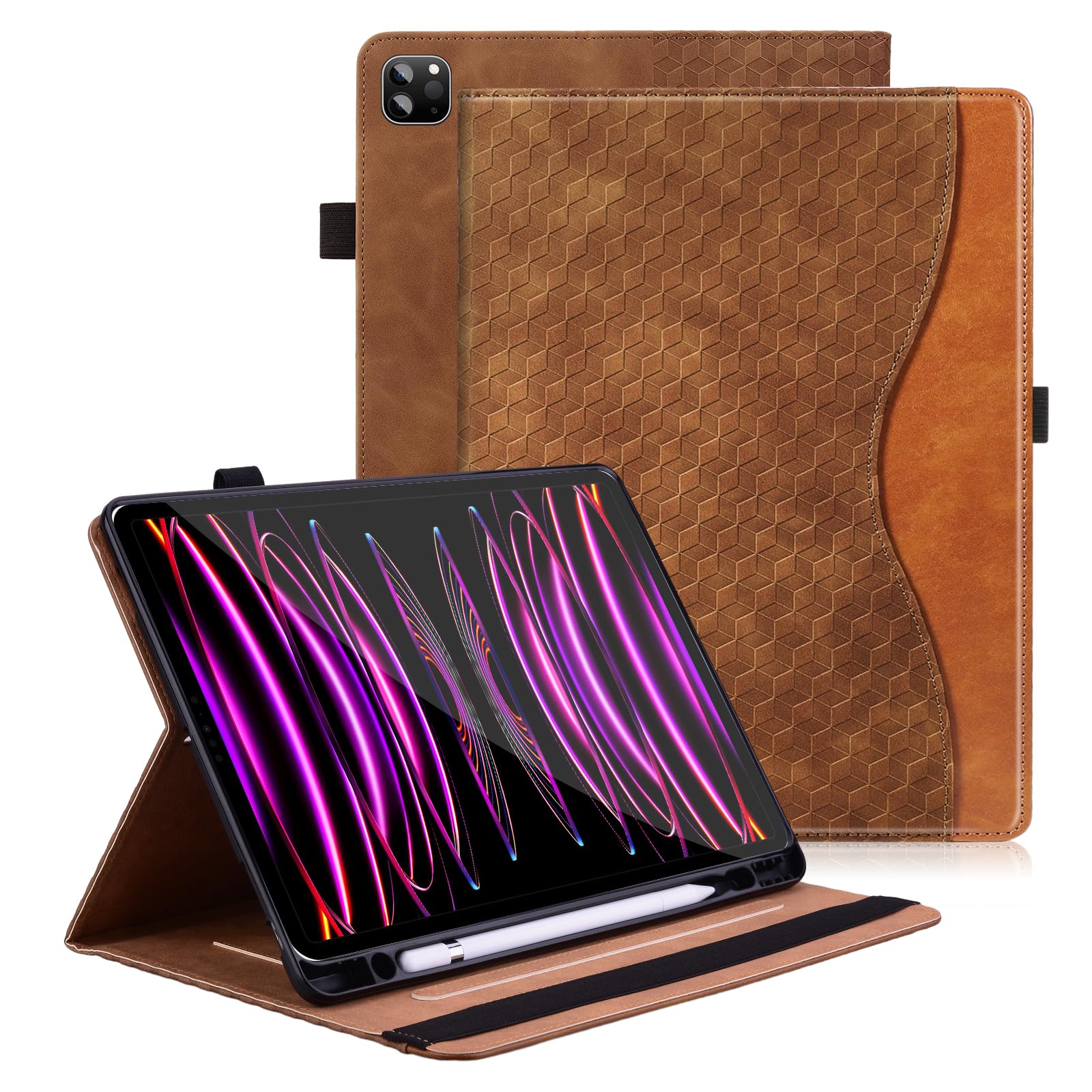 Vkooer Premium Leather Folio Case for iPad Air 11