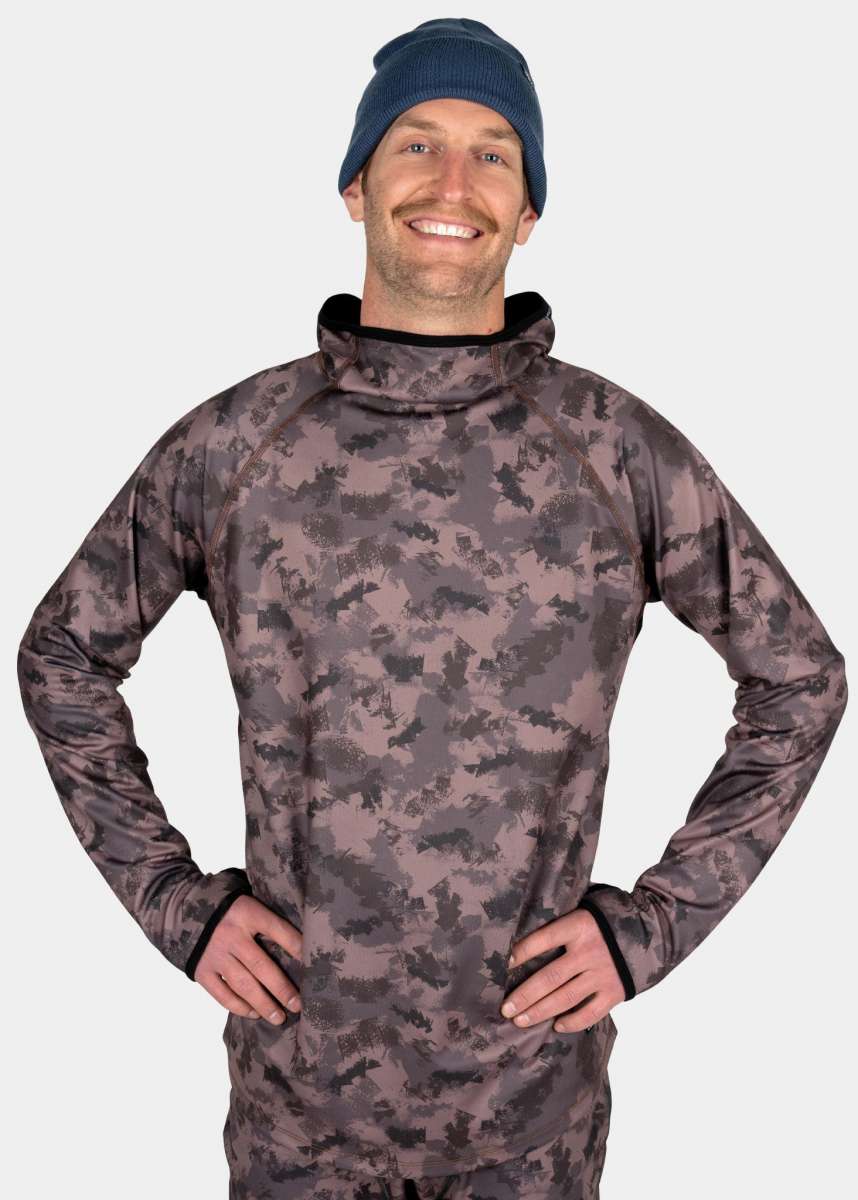 BlackStrap Summit Base Layer Hoodie 2024 - Thermal Underwear for Men & Women - Moisture Wicking Cold Weather Hooded Shirt for Hiking, Skiing & Outdoor Activities