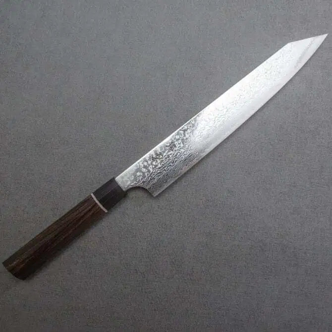 Kanetsugu Zuiun Japanese Slicing Knife - High Carbon Stainless Steel Blade for Sushi, Sashimi & Meat - Perfect for Chefs & Home Cooking
