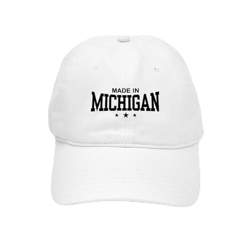 White - Made in Michigan Cap
