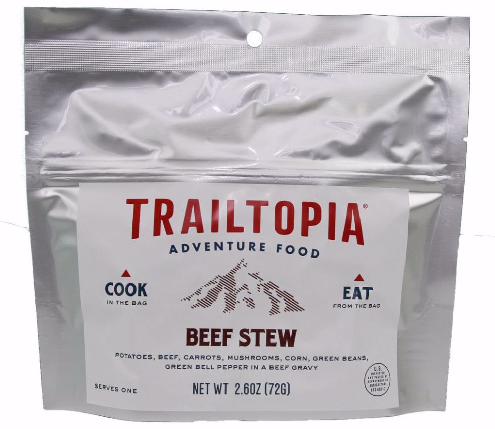 Premium Beef Stew Single Serving - Tender Meat & Rich Gravy - Ready-to-Eat Meal for Camping, Hiking & Emergency Food Supply