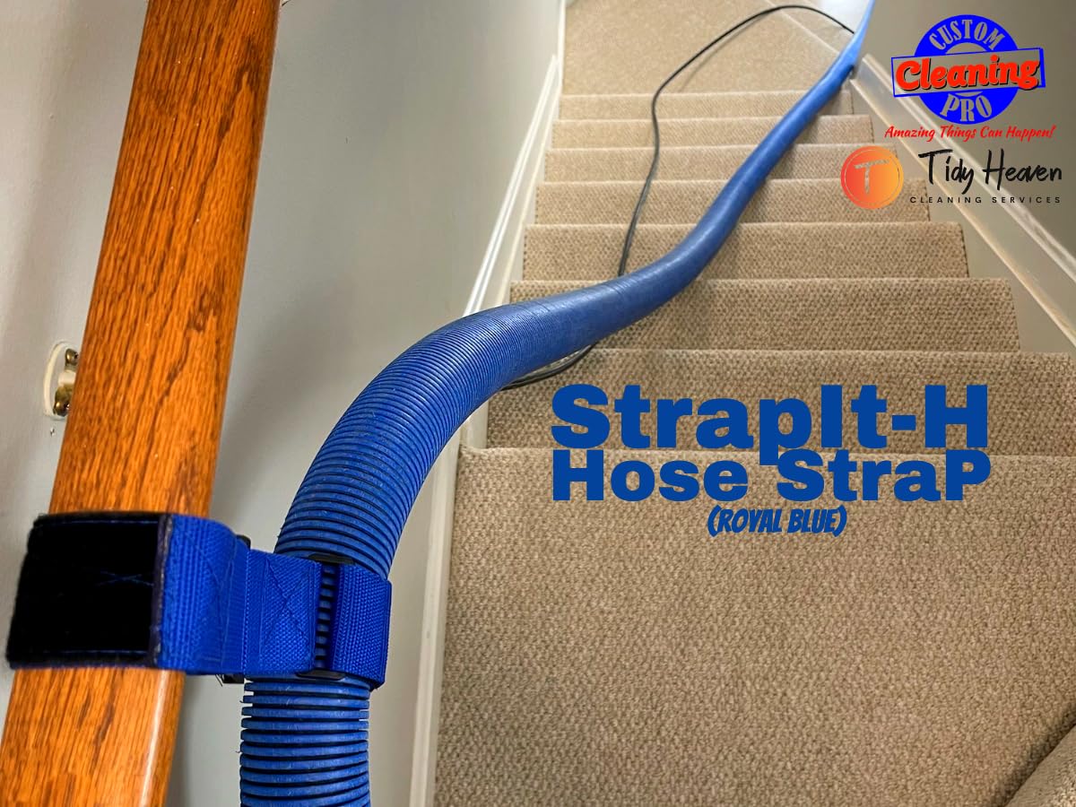 StrapIT-H™ Royal Blue Vacuum Hose Strap - Securely Holds 1.5