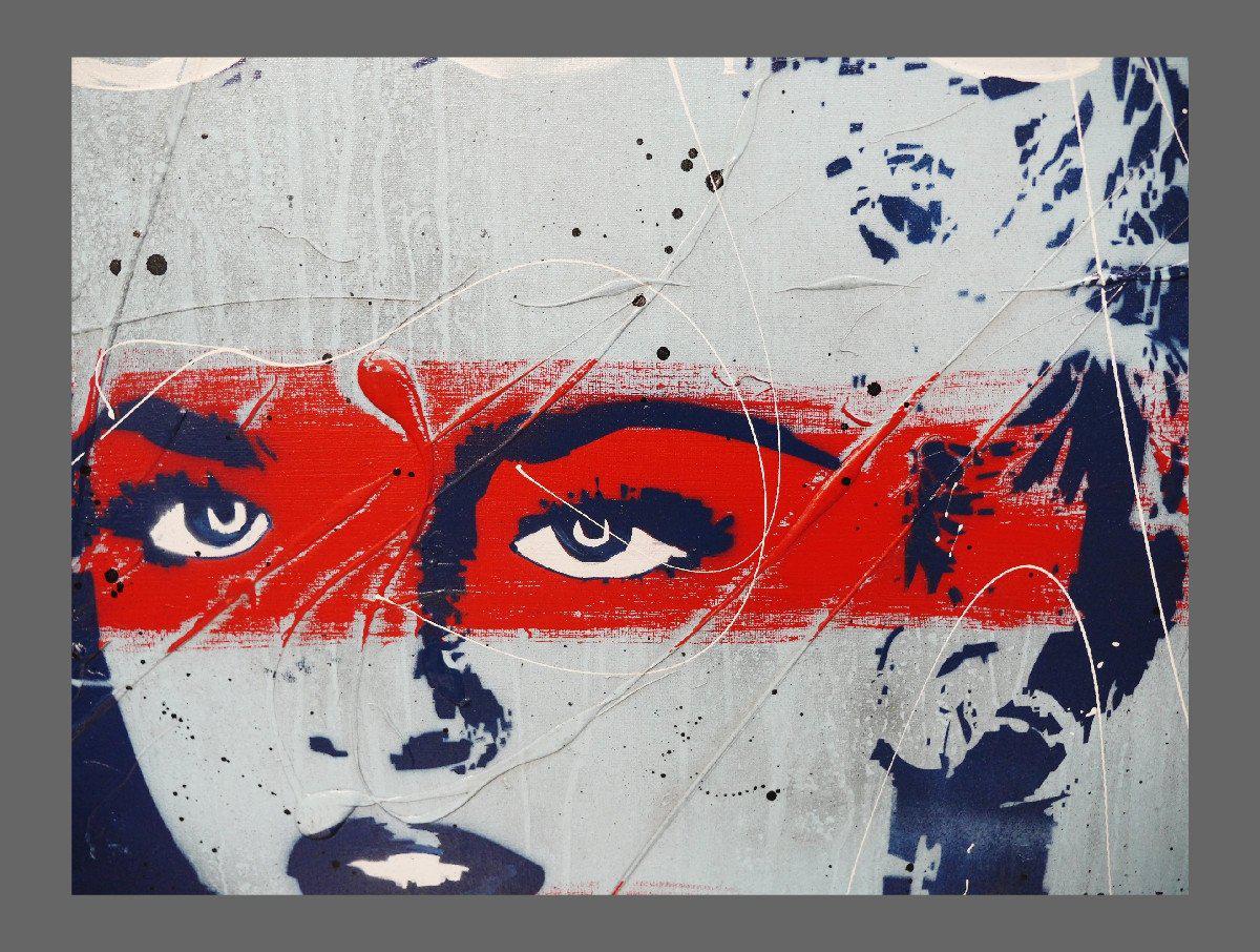 Urban Pop Madonna Wall Art - Modern Home Decor for Living Room, Bedroom & Office - Inspirational Canvas Painting for Urban Style Lovers