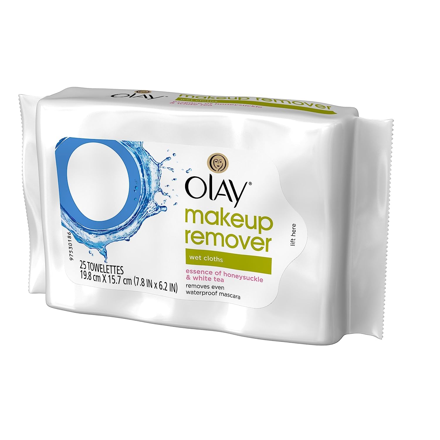 Olay Cleanse Makeup Remover Wipes with Rose Water - 25 Count | Gentle Facial Cleansing for Sensitive Skin | Perfect for Travel, Gym & Daily Skincare Routine