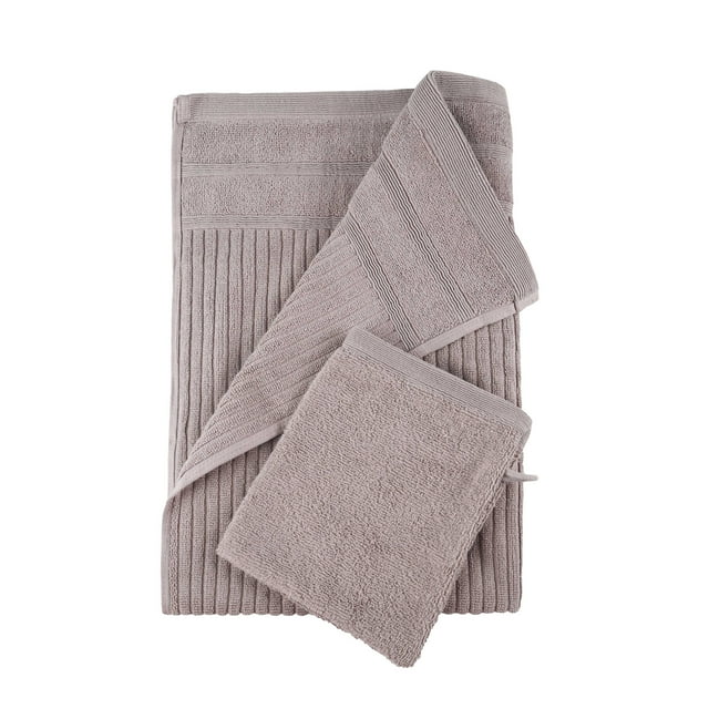 Premium Egyptian Cotton 8-Piece Bath Towel Set with Plush Bath Mat & Wash Gloves - Ultra Soft & Absorbent for Spa, Hotel & Luxury Home Bathroom Experience